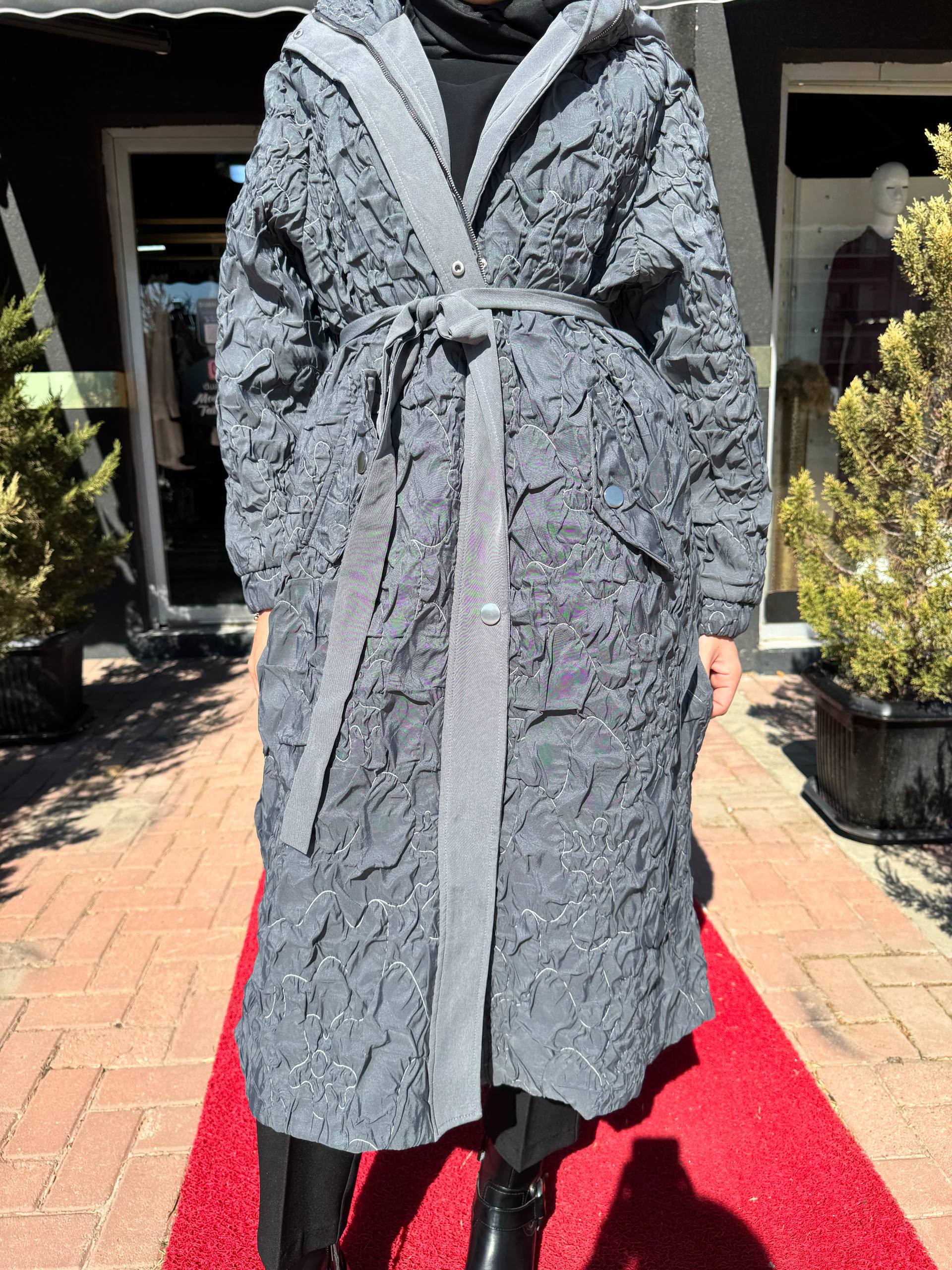 Ceremony Yanları Fermuar Detaylı Star Kap W-6806