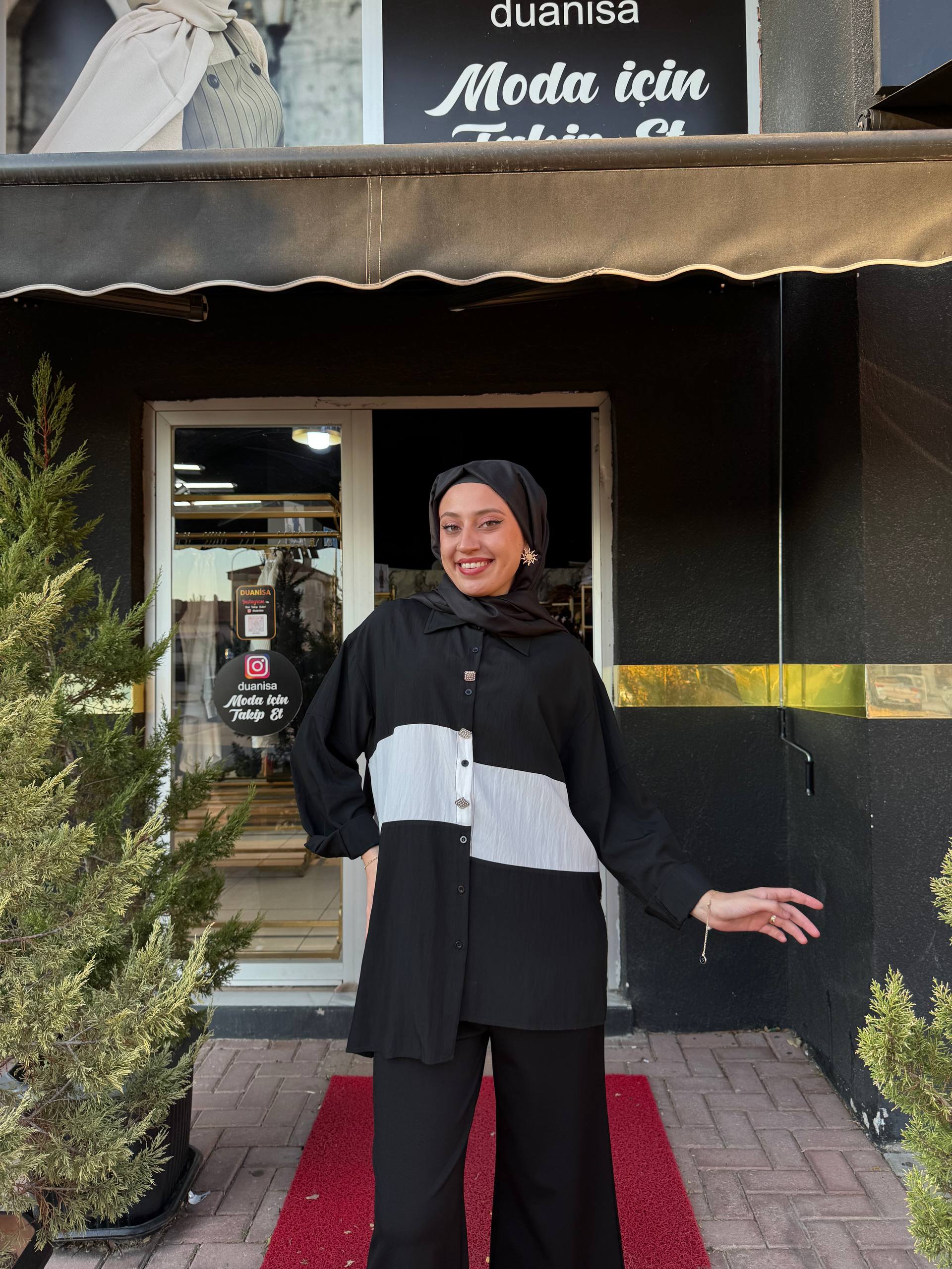 Fuat Gürşen Tunik 25K-4368 - Siyah