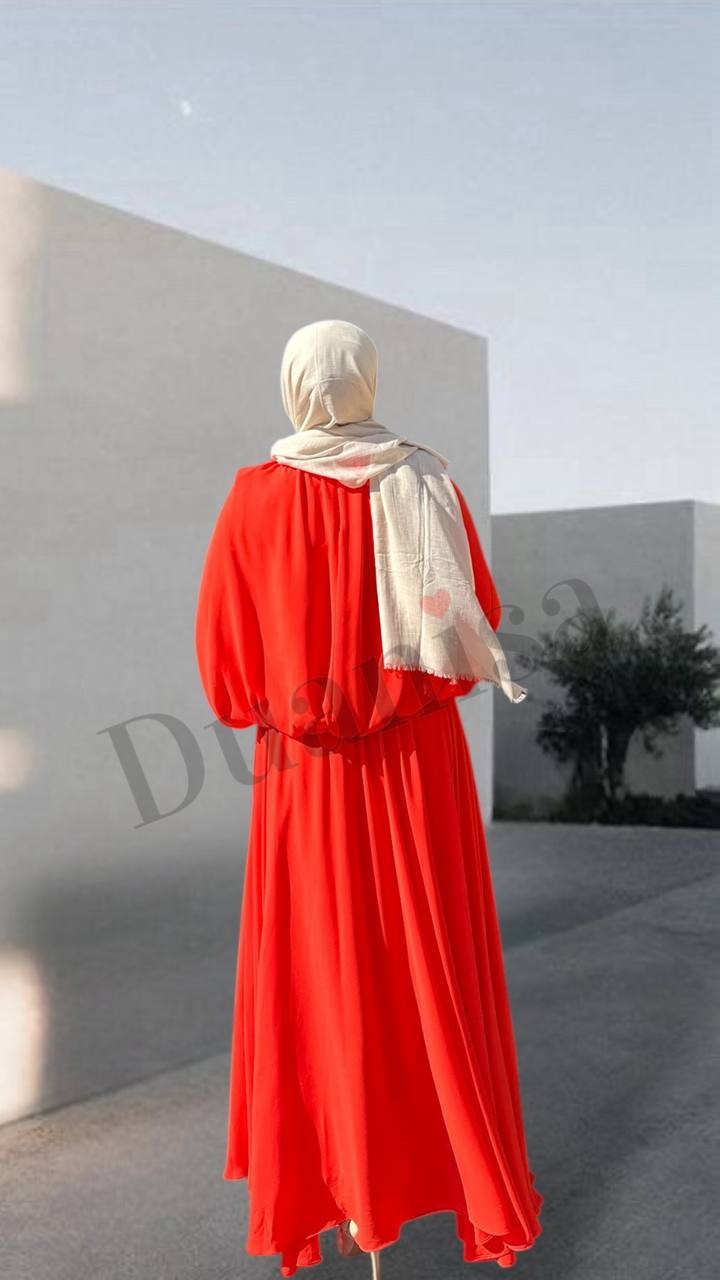 Beys Design Şifon Bluz Takım Nar Çiçeği 25SS79038