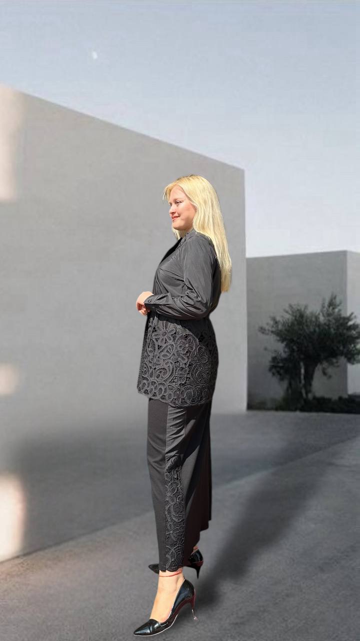 Fuat Gürşen - Etekli Takım - Siyah 2607