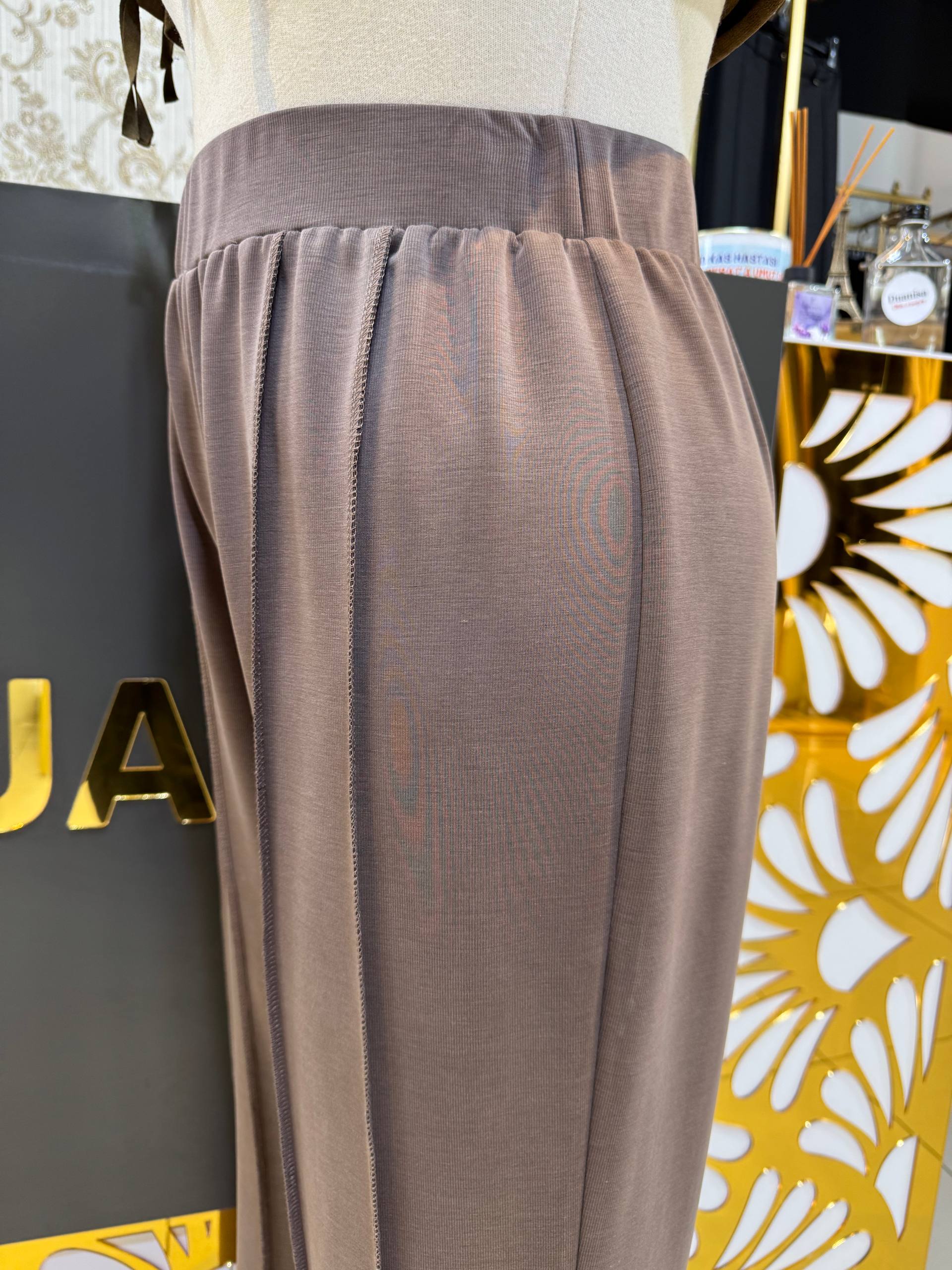 Sentez Rio Önden Parçalı İspanyol Paça Pantolon SZ-5610