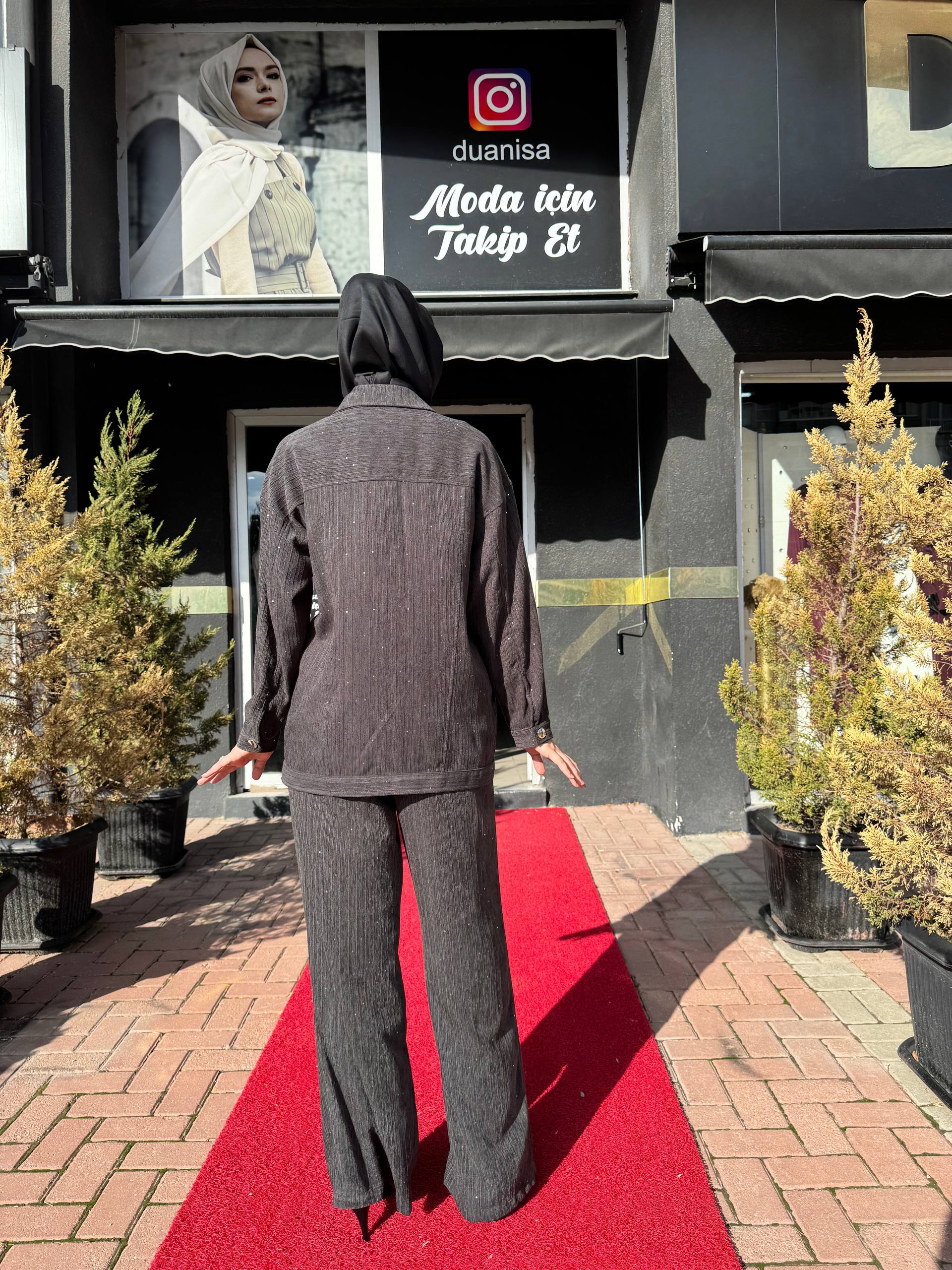 Ceremony Önü Çıtçıtlı Queen Ceketli Takım W-6851