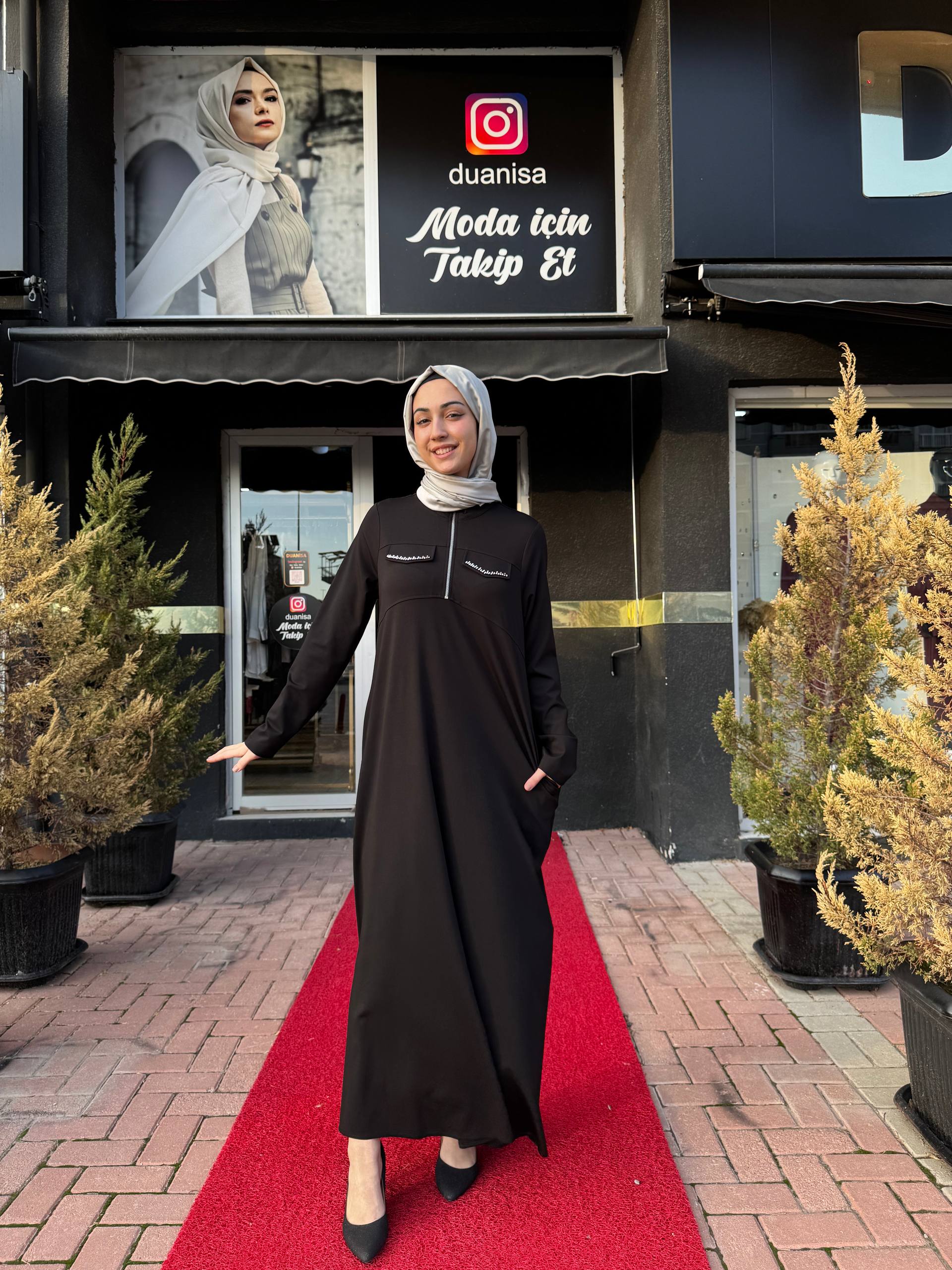 Nuss Elbise NS-26K2013 - Siyah