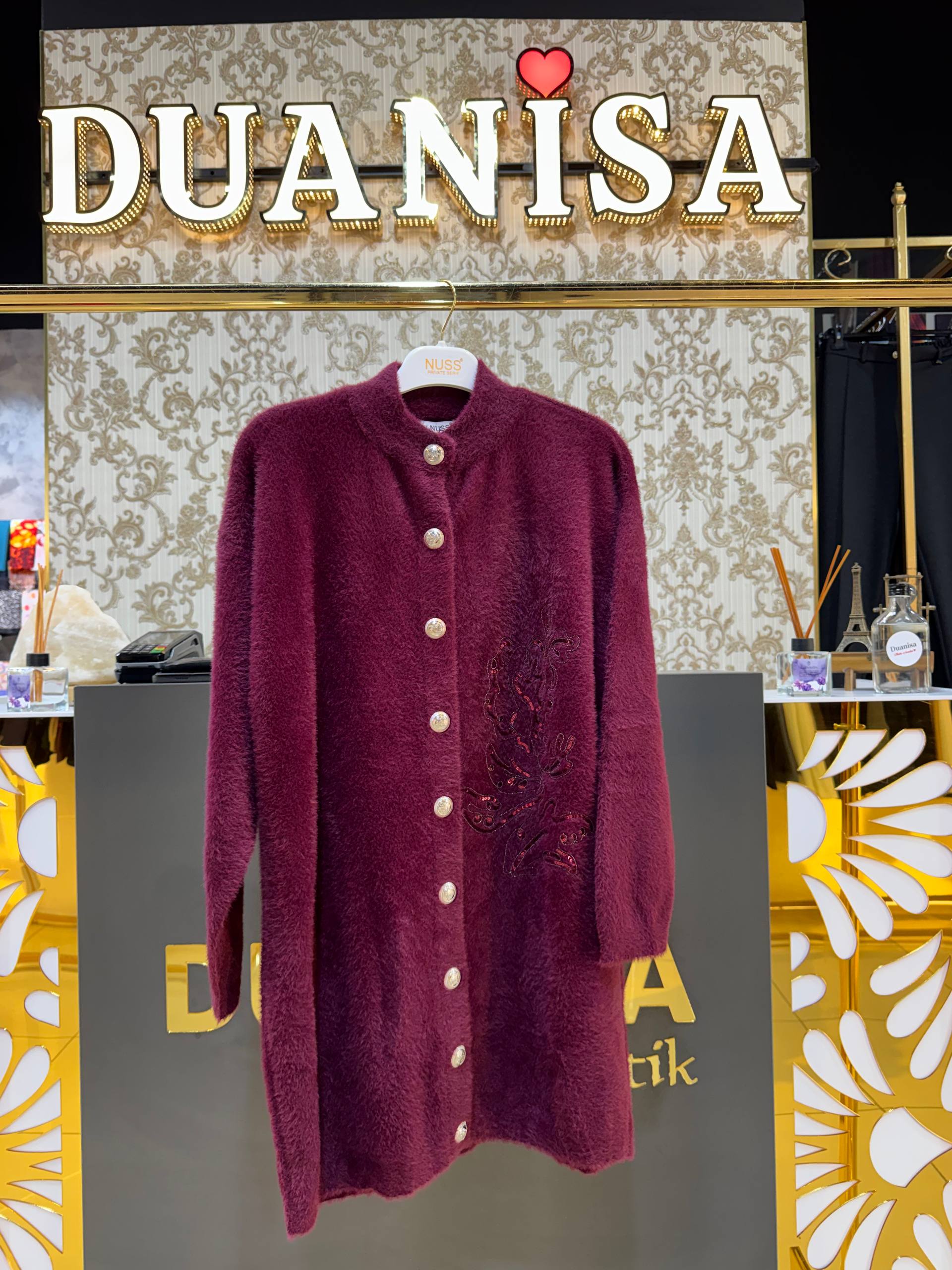 Nuss Hırka NS-26K7007 - Bordo