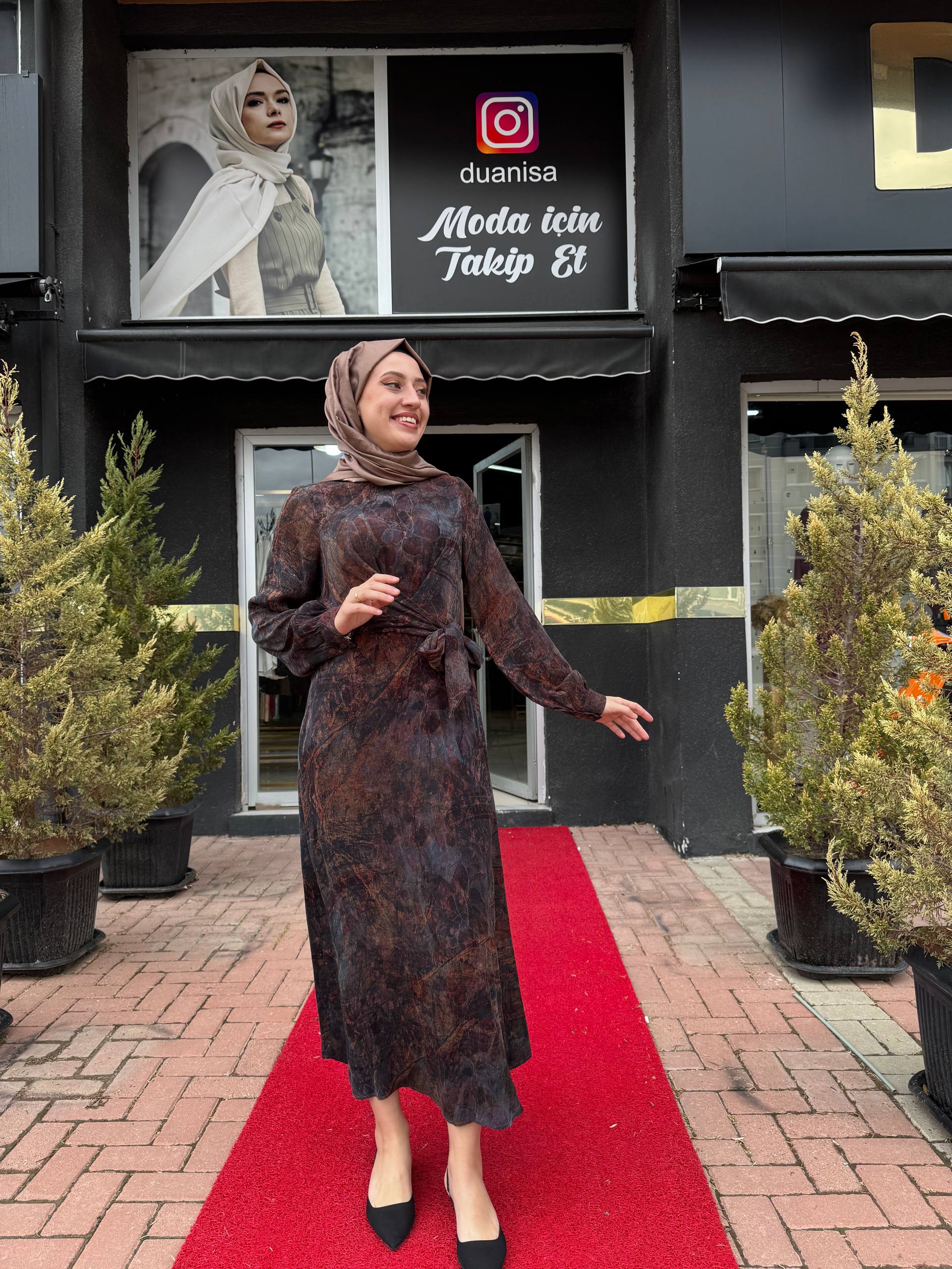 Nuss Elbise Tarçın NS-26K2011