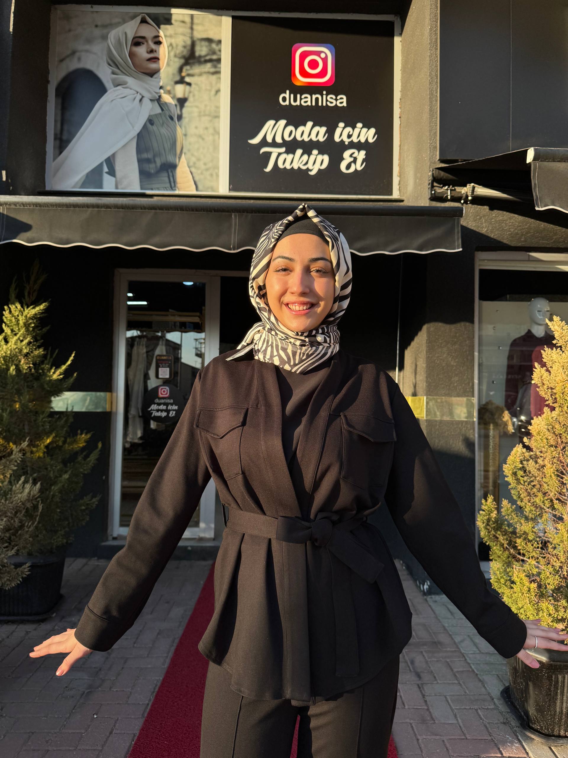 Ceremony Önü Açık Şal Yaka Ceket W-6849 - Siyah