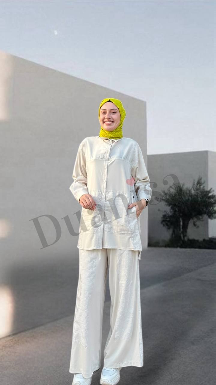 Ceremony Dubai Garnili Bambu Takım S-5977 - Taş
