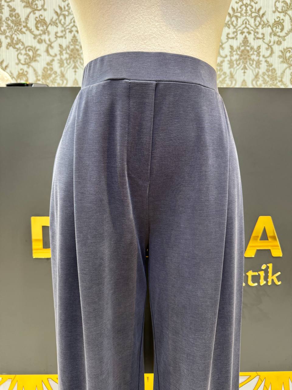 Sentez Paçası Kapsüllü Aura Şalvar Pantolon SZ-5615