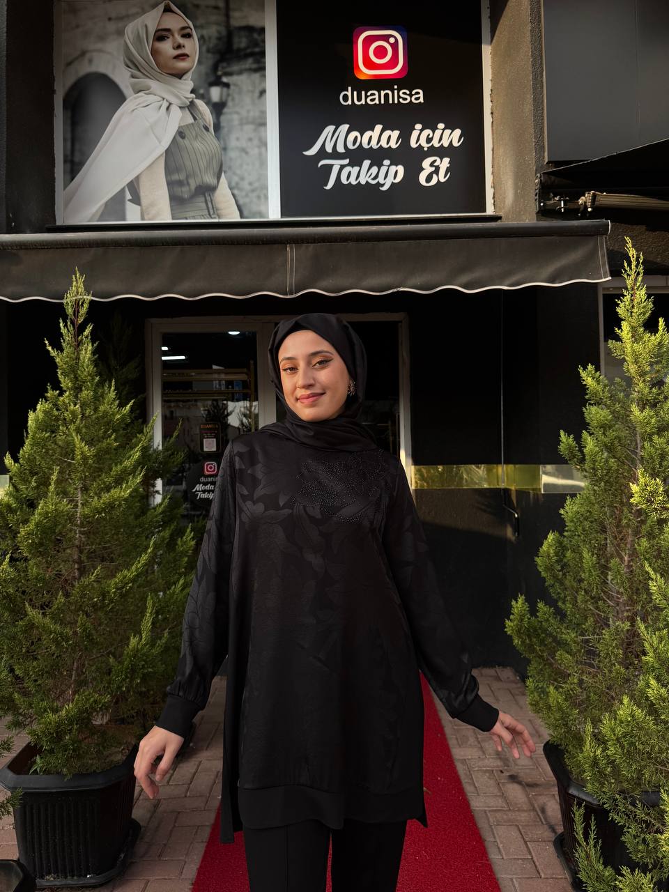 Fuat Gürşen Tunik 25K-4319 - Siyah