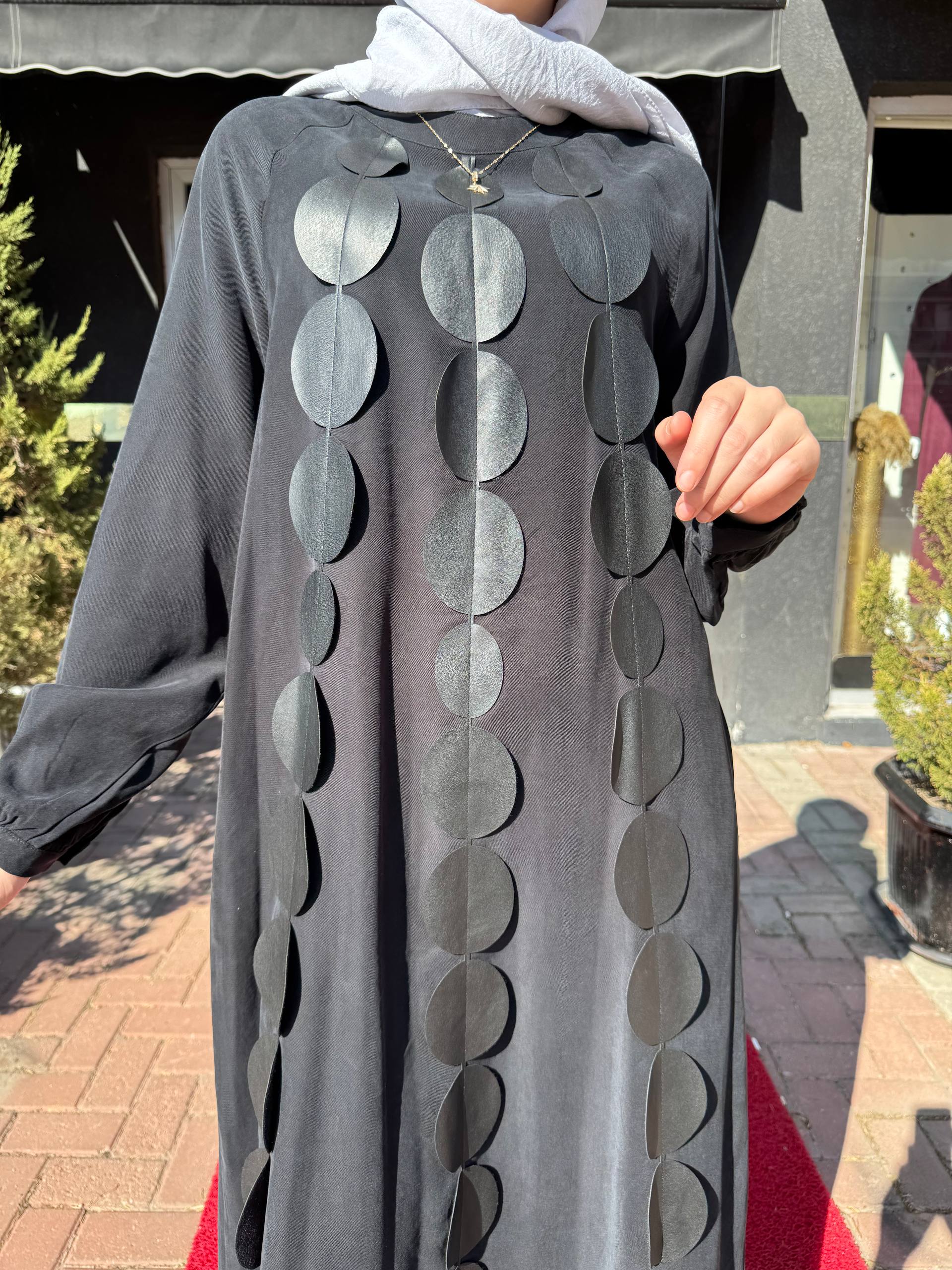 Ceremony Cookie Uzun Elbise W-6705