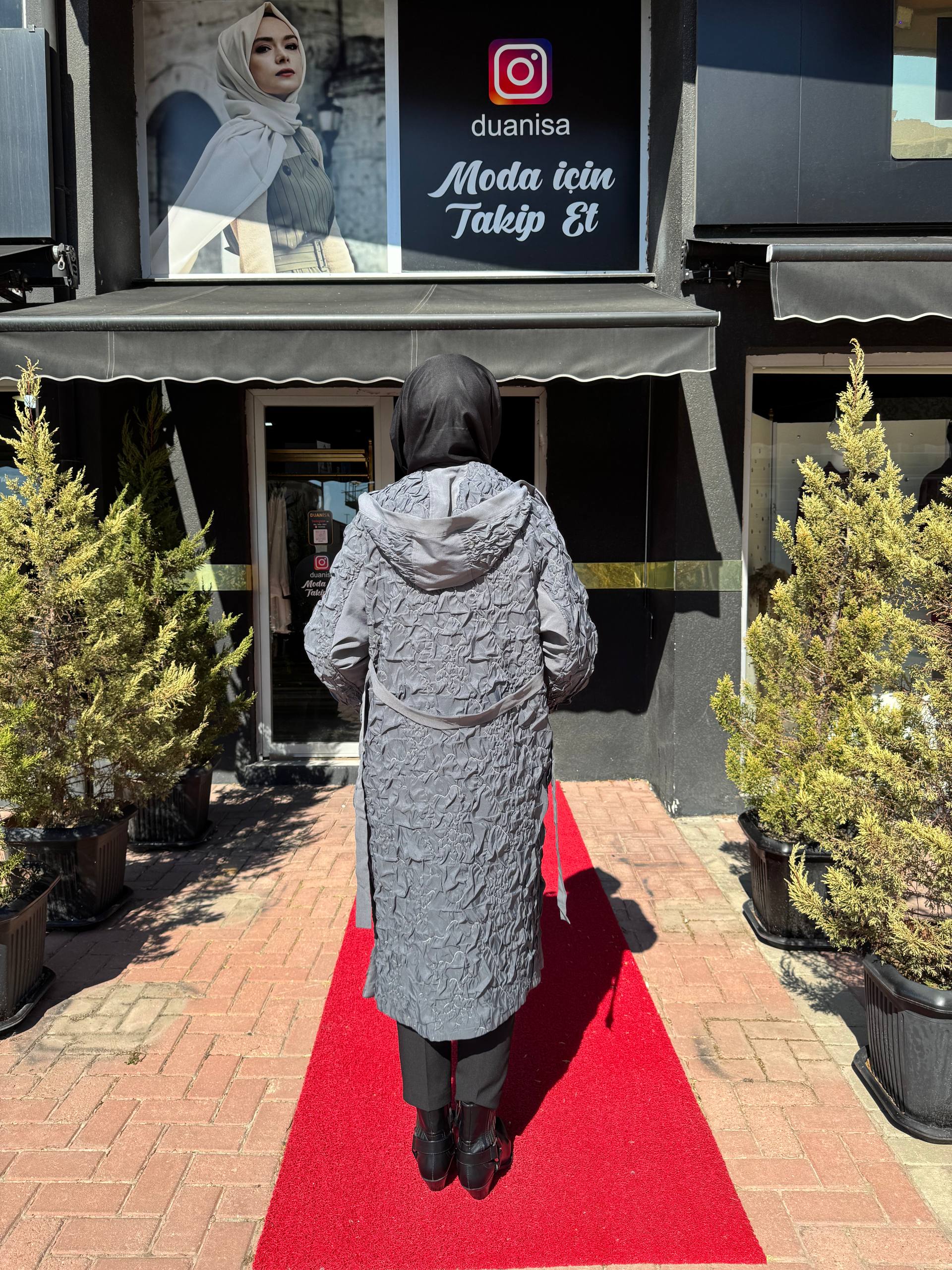 Ceremony Yanları Fermuar Detaylı Star Kap W-6806