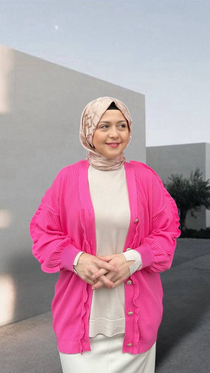 Ghisa Triko Hırka 5KOBHRK3060 - Pembe