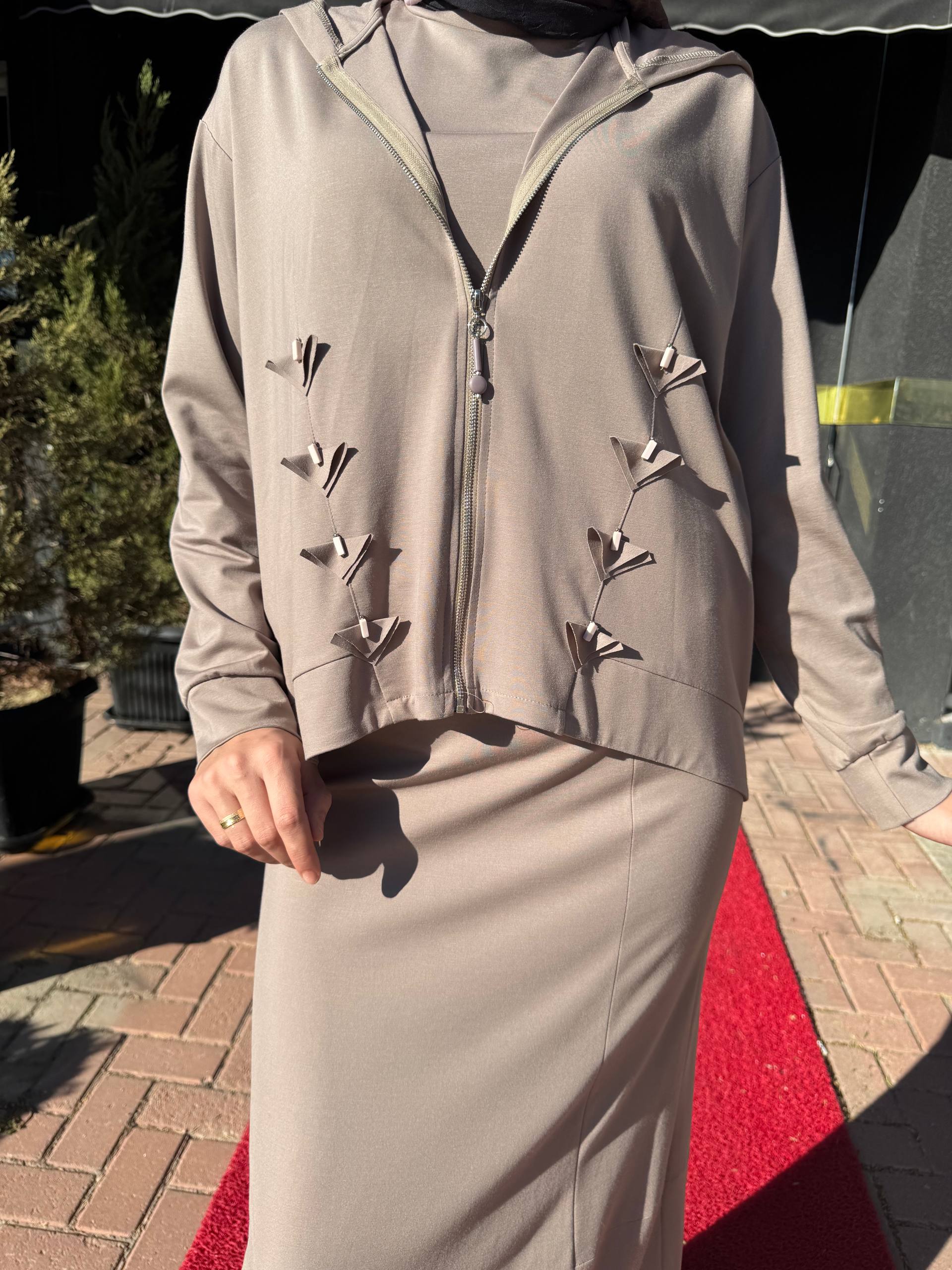 Ceremony Luna Üçlü Etekli Takım W-6954