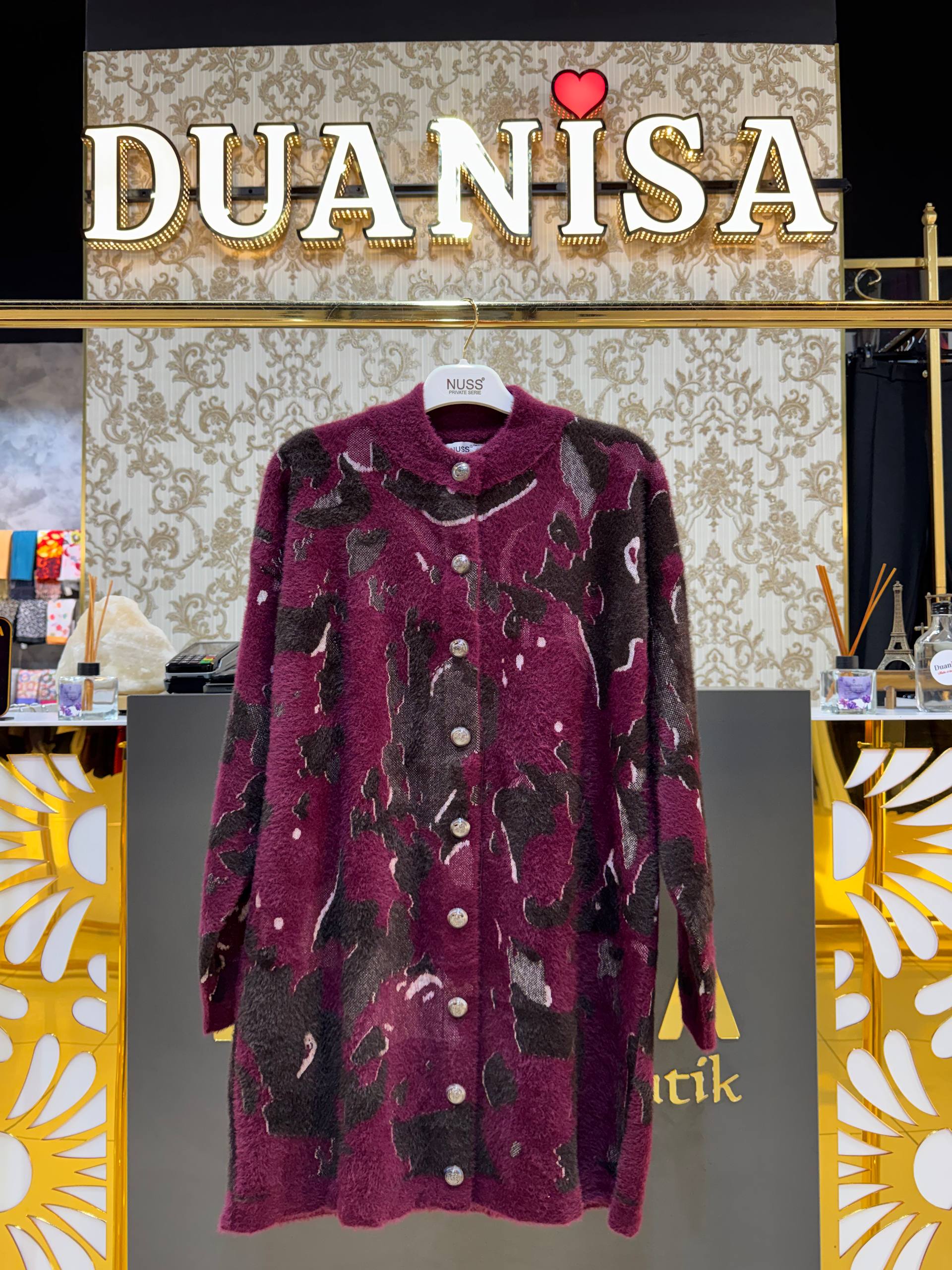 Nuss Hırka NS-26K7006 - Bordo