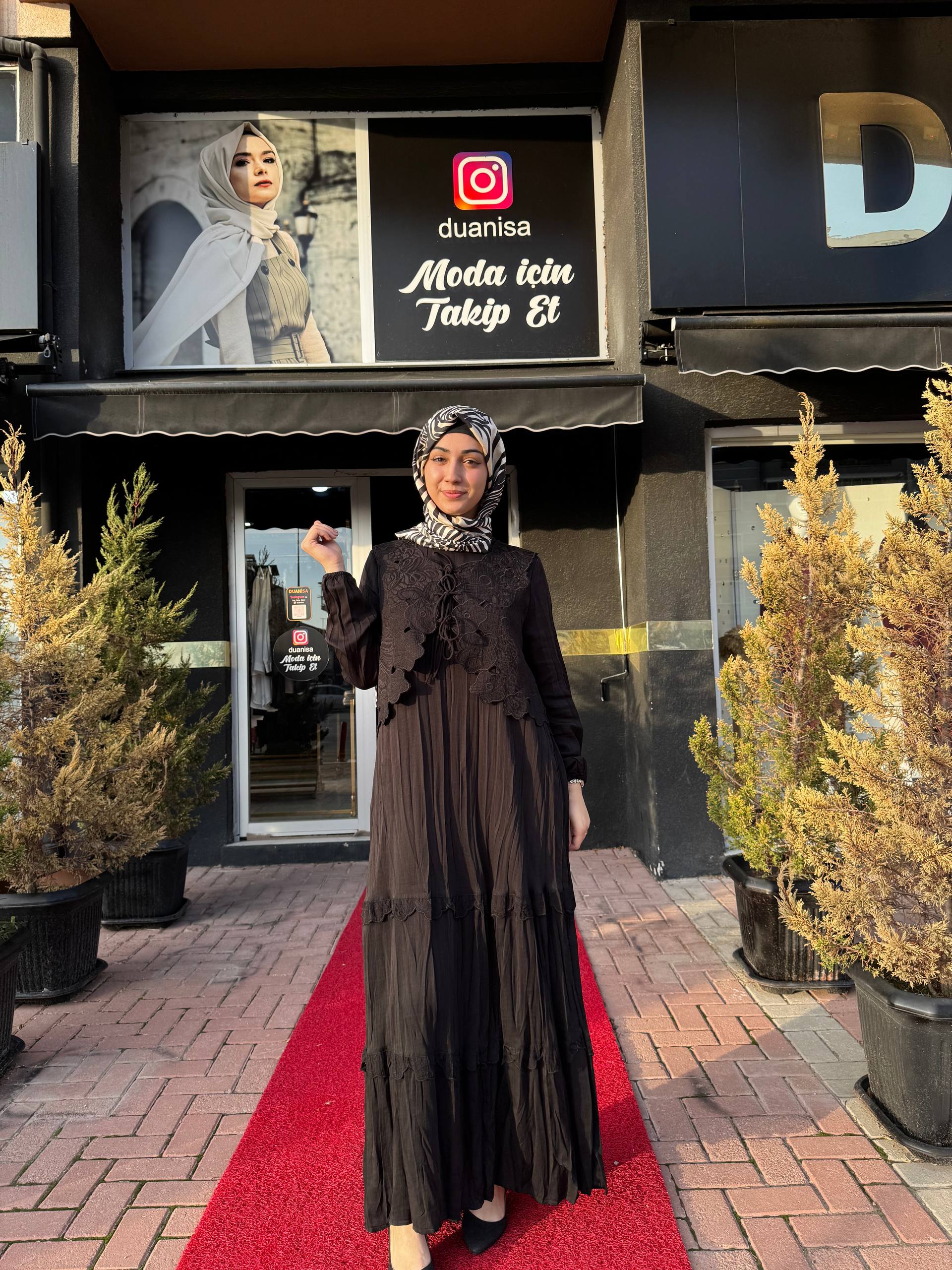 Lissmore Elbise WİN-6047 - Siyah