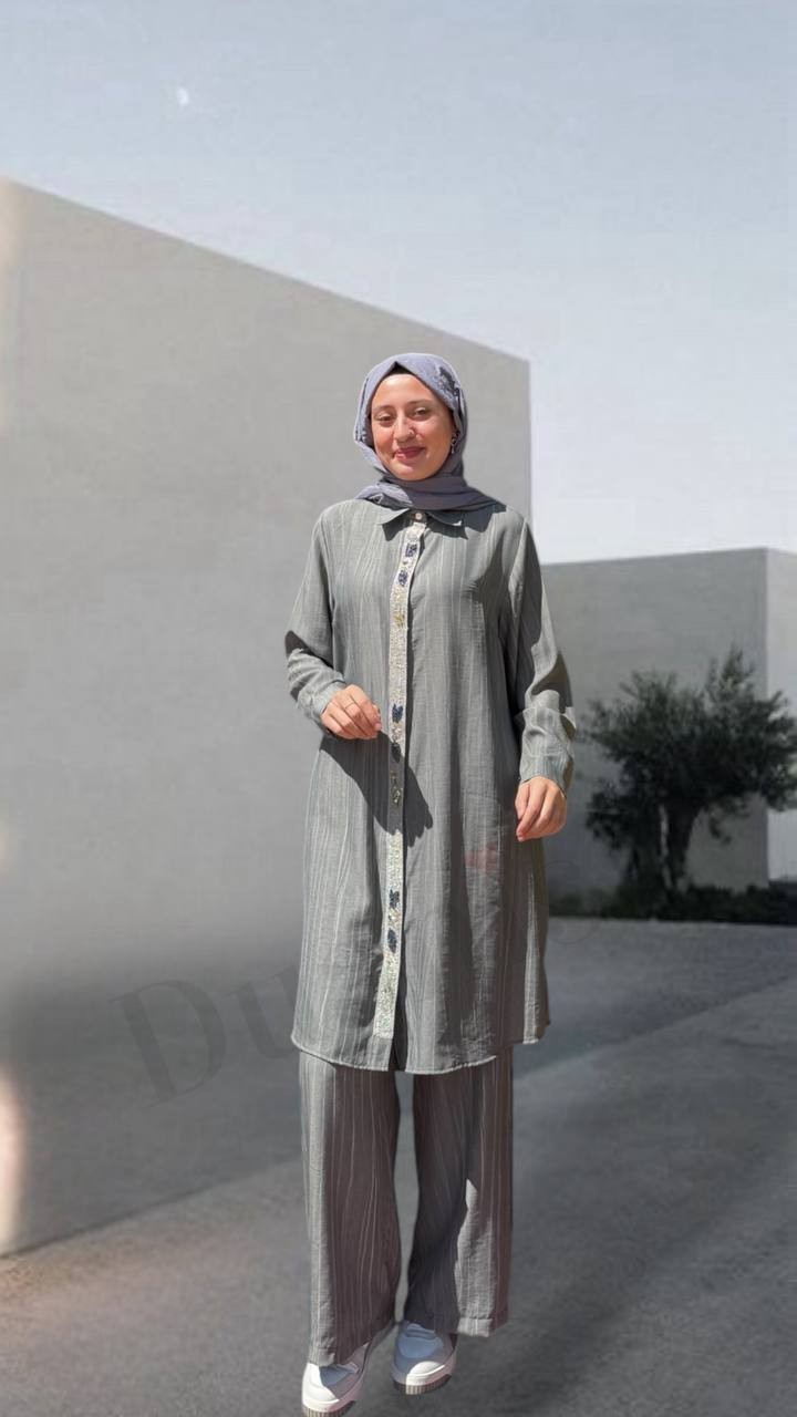 Fuat Gürşen Takım 25Y-3358 - Gri