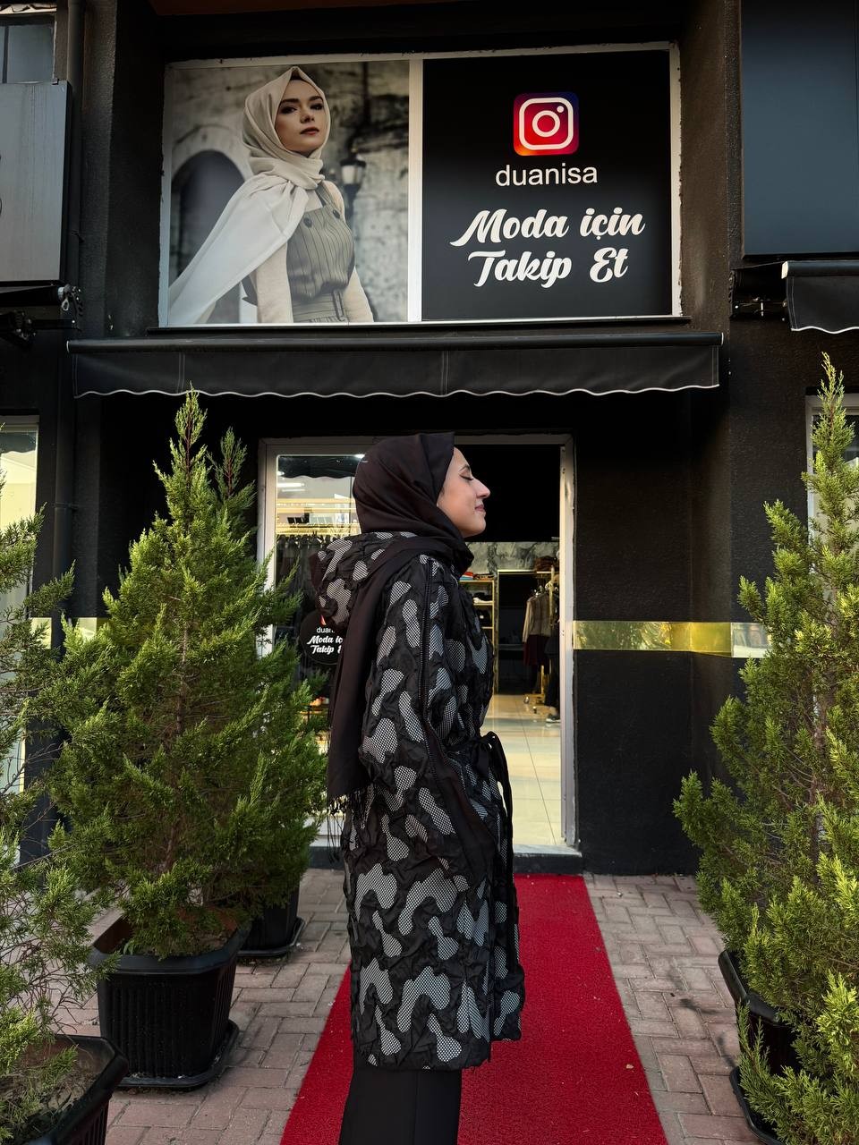 Ceremony Fermuarlı Kamuflaj Desen Kap Orijinal W-6859
