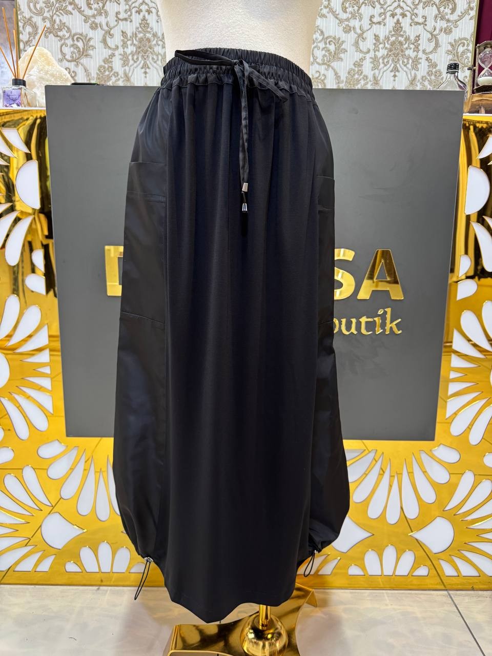 Sentez Nuve Balon Etek SZ-5473 - Siyah