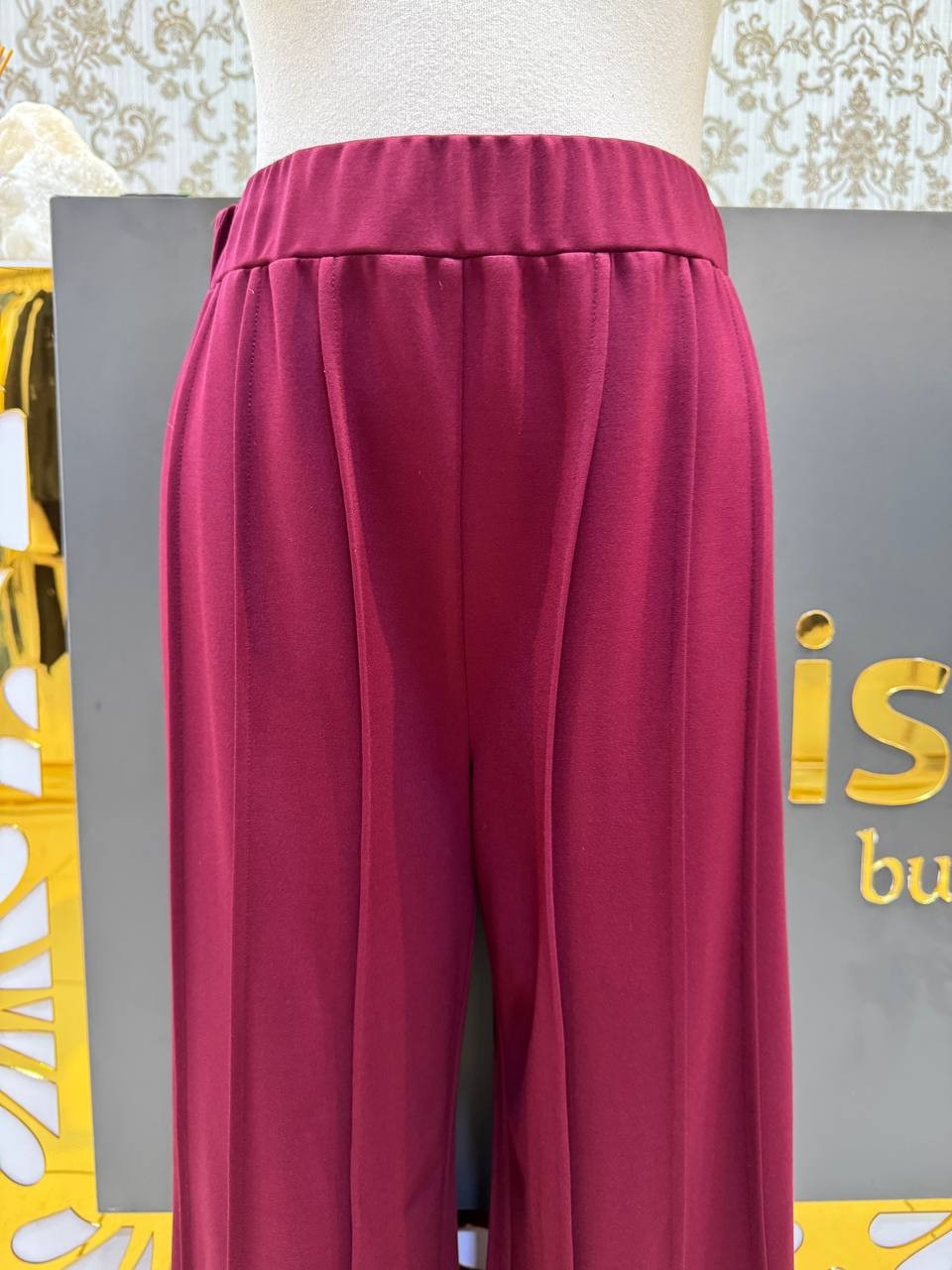 Sentez Liora Geniş Paça Örme Pantolon SZ-5612