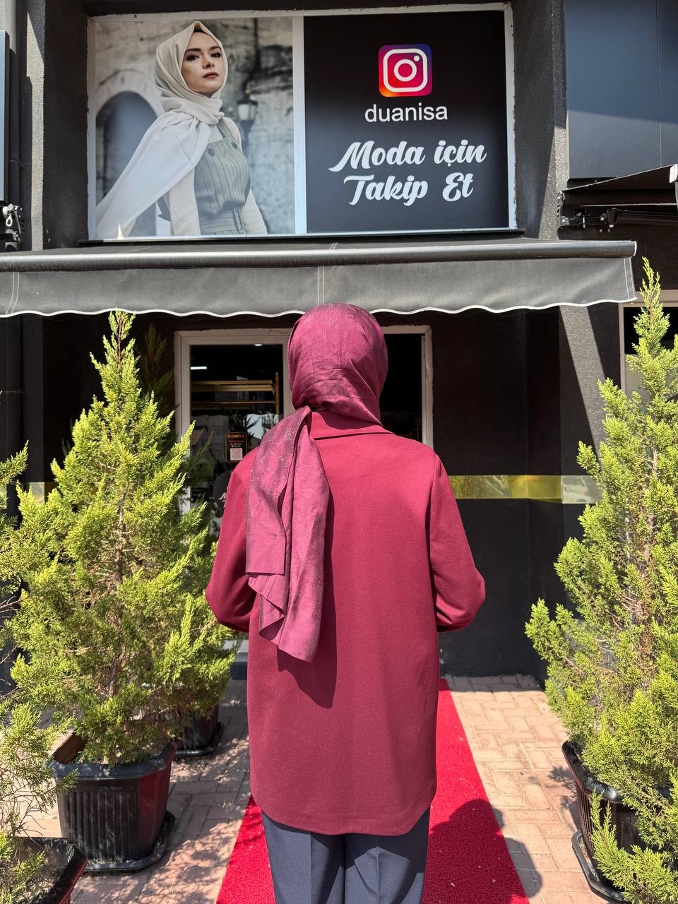 Ceremony Tek Düğmeli Blazer Çelik Ceket W-6846