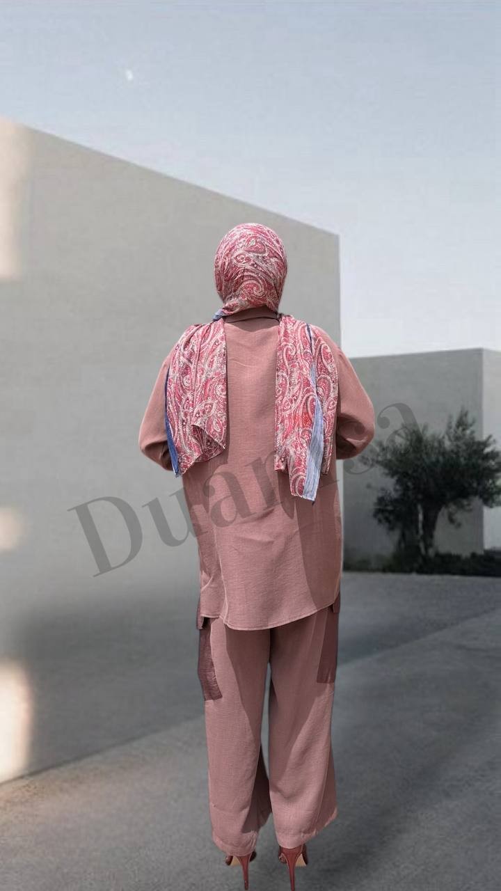 Ceremony Yarım Pat Detaylı Cebi Dubai Garnili Takım S-5138