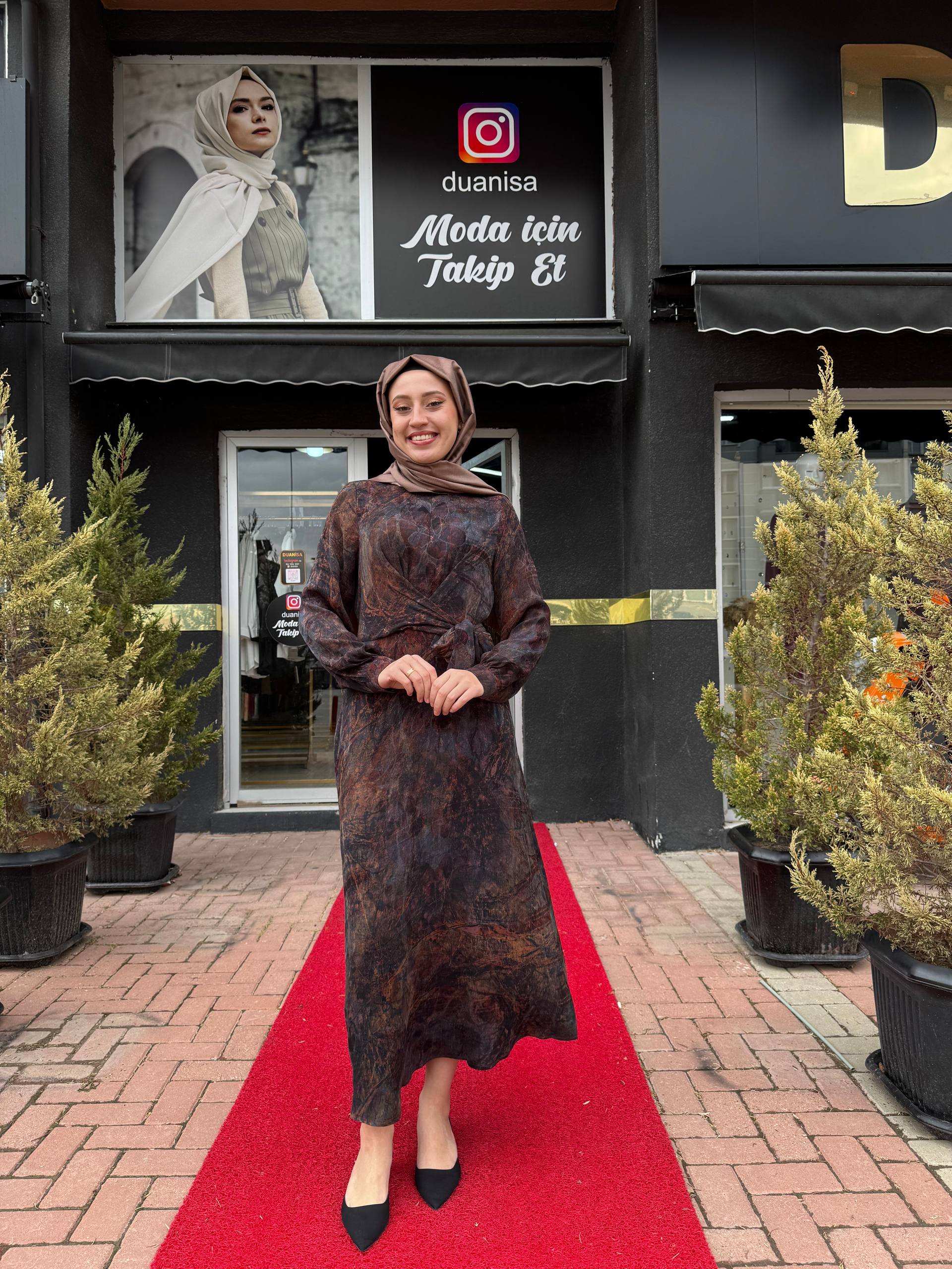 Nuss Elbise Tarçın NS-26K2011