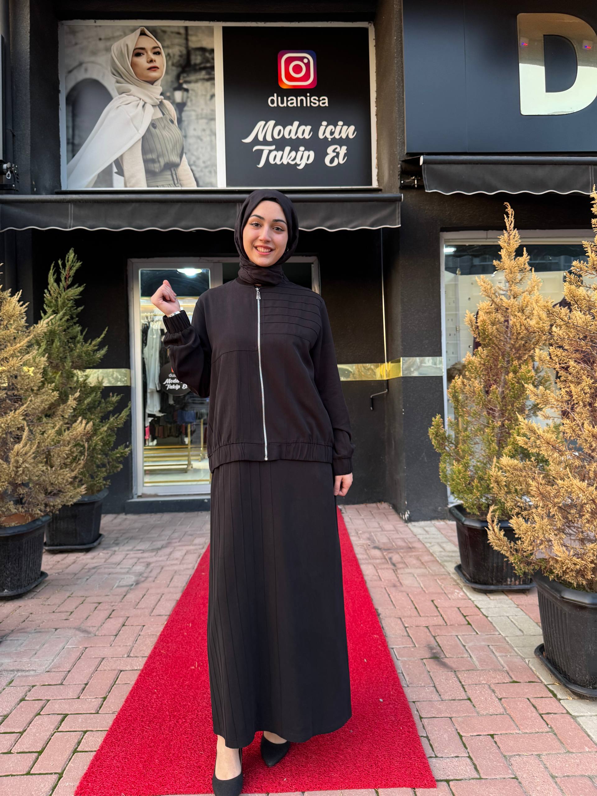 Nuss Bomber Takım NS-26K1036 - Siyah