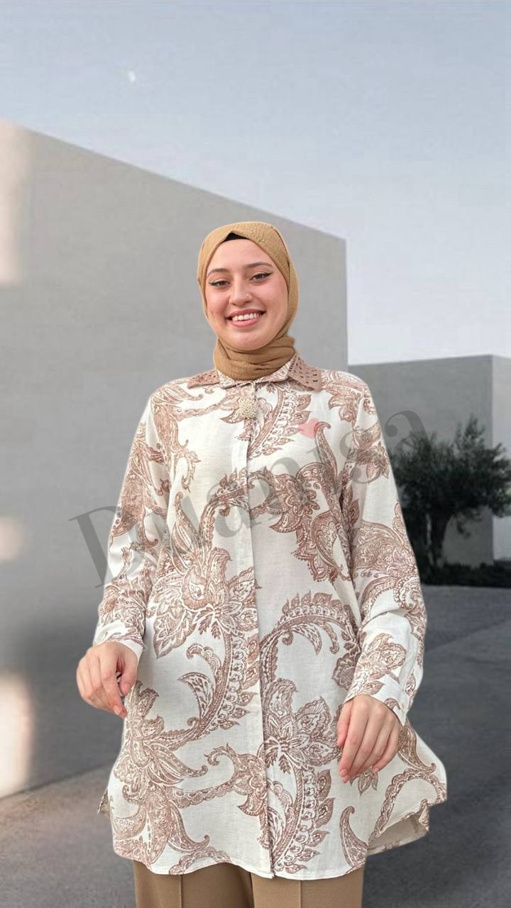 Fuat Gürşen Tunik 25Y-3347 - Bej
