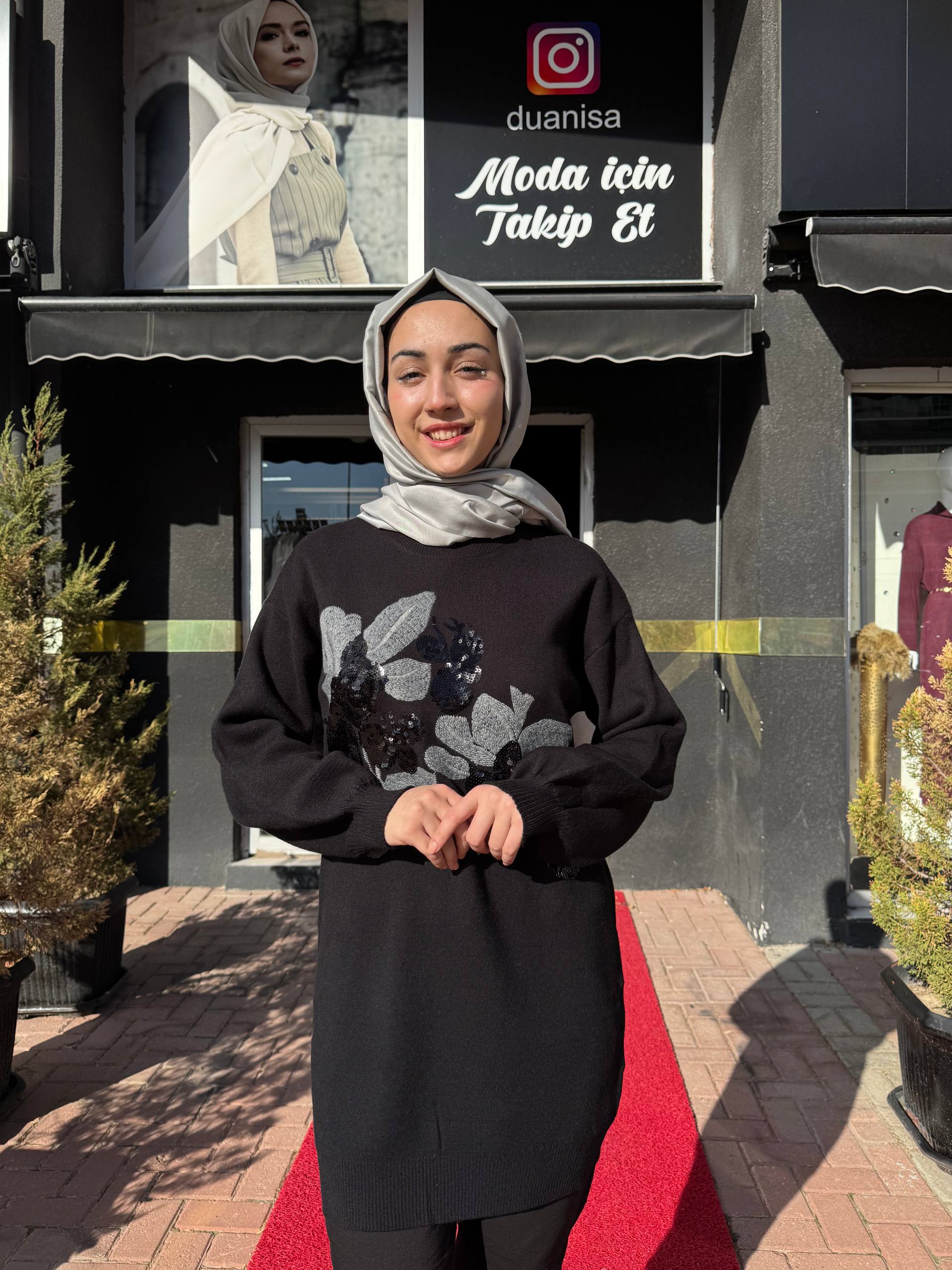 Fuat Gürşen Tunik 25K-4343 - Siyah