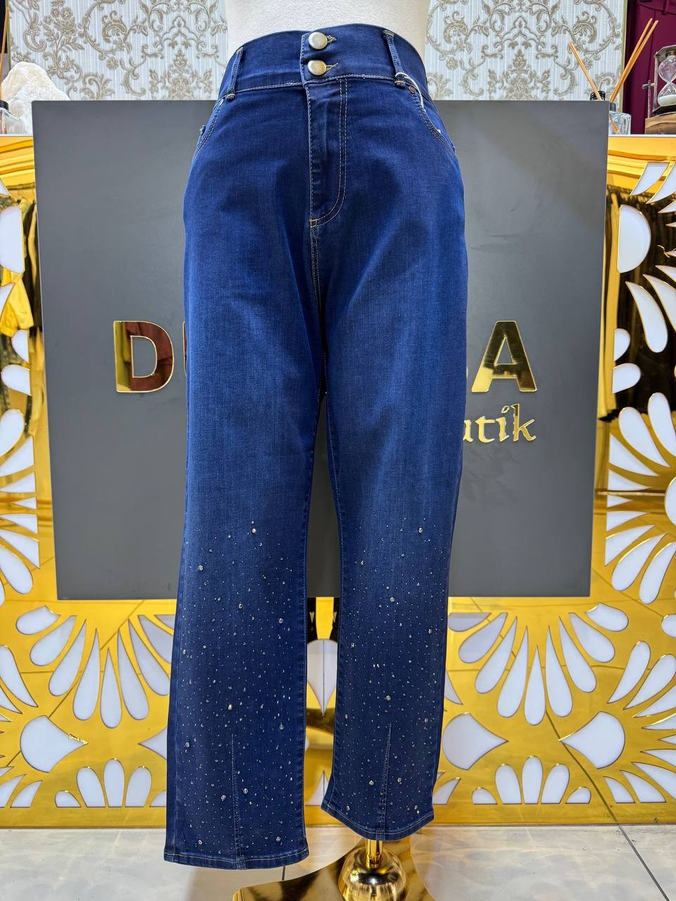 Fuat Gürşen Kot Pantolon 25K-4418 - İndigo