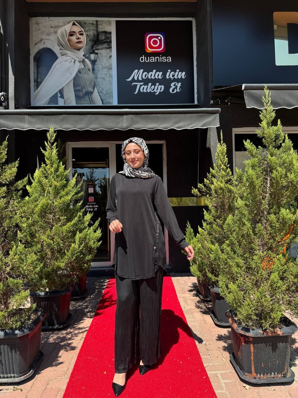 Lissmore Pantolonlu Takım WİN-5972 - Siyah