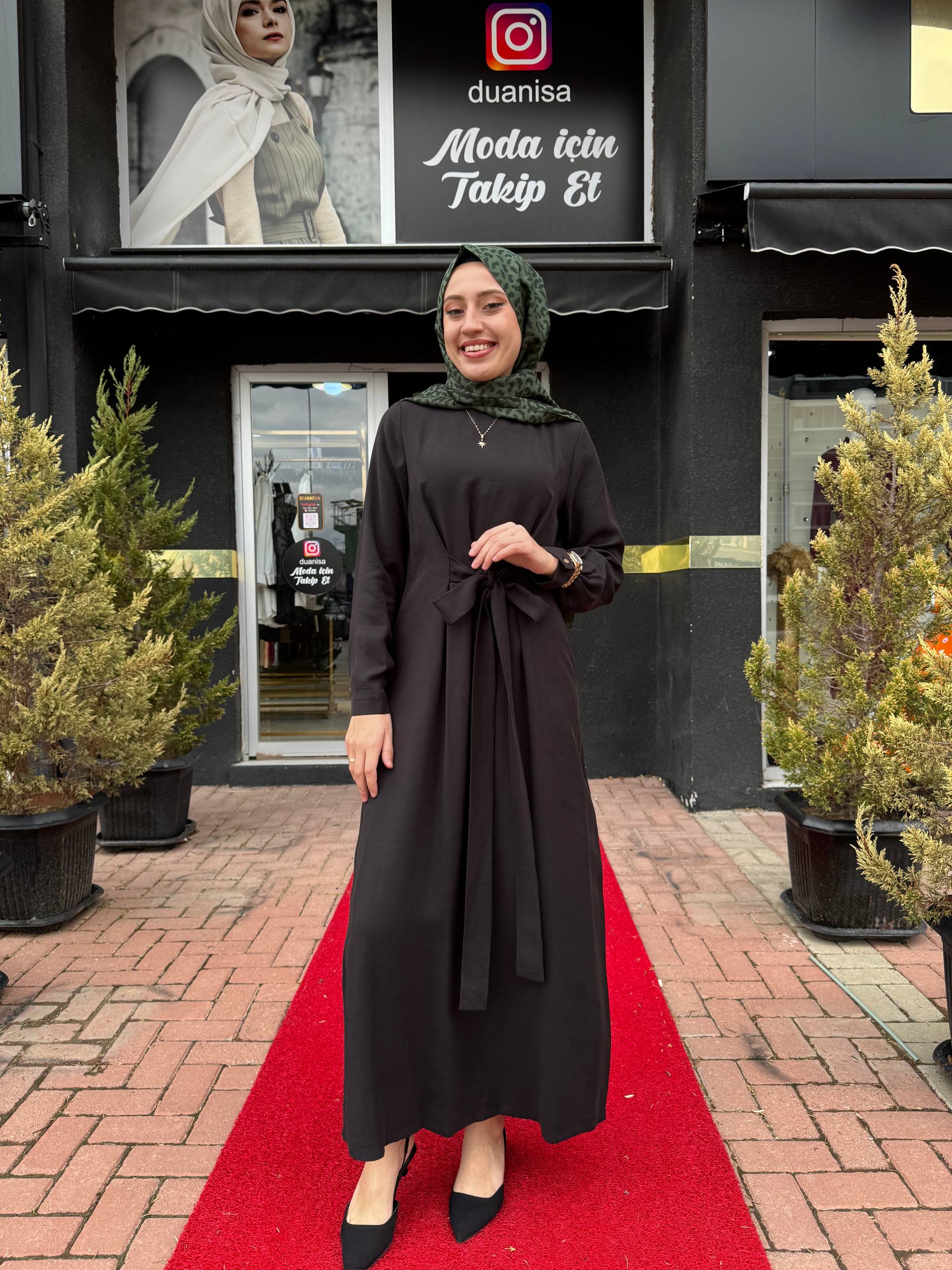 Nuss Elbise NS-26K2012 - Siyah