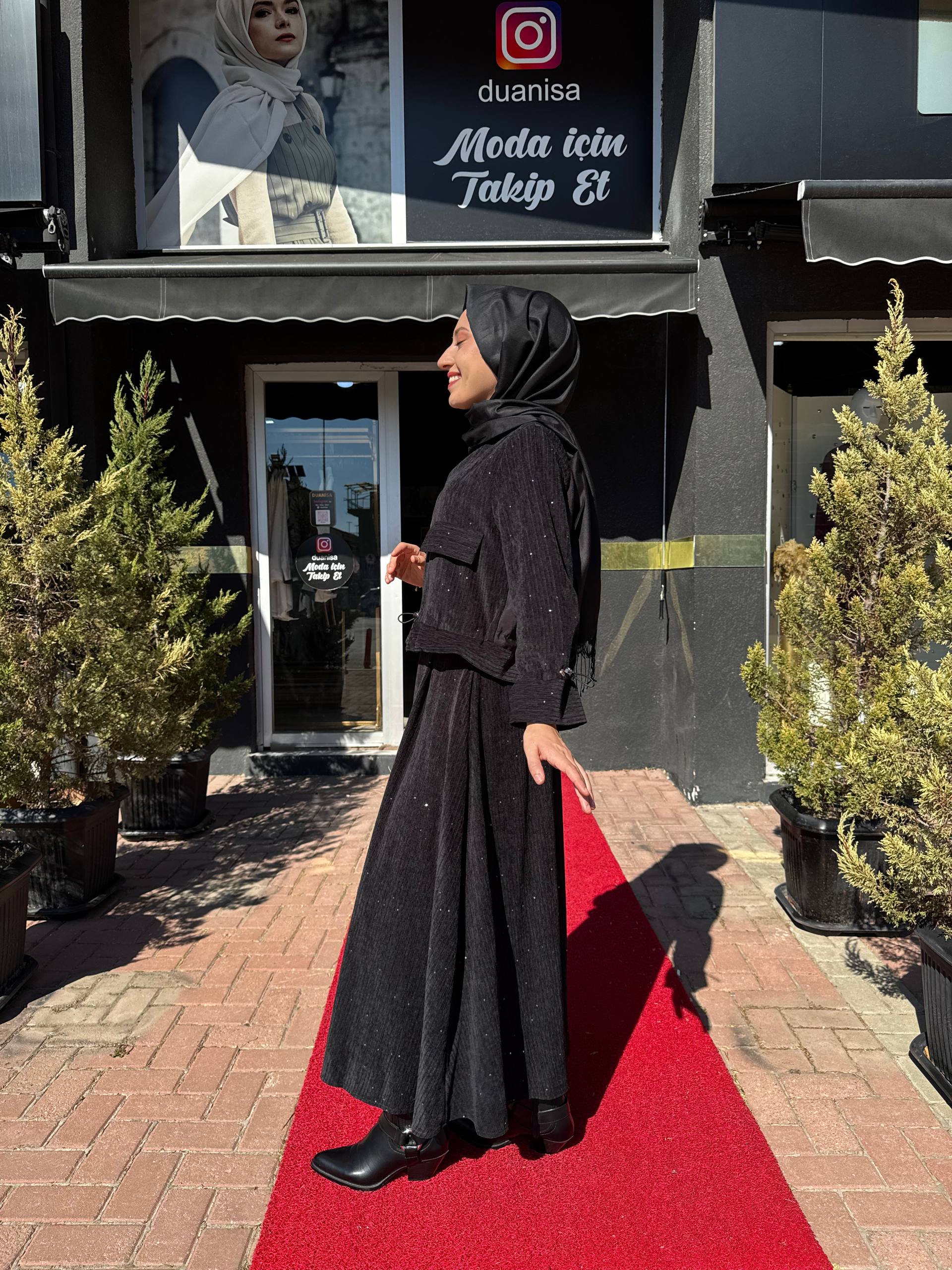 Ceremony Pullu Beli Lastikli Bolerolu Etekli Takım W-6918