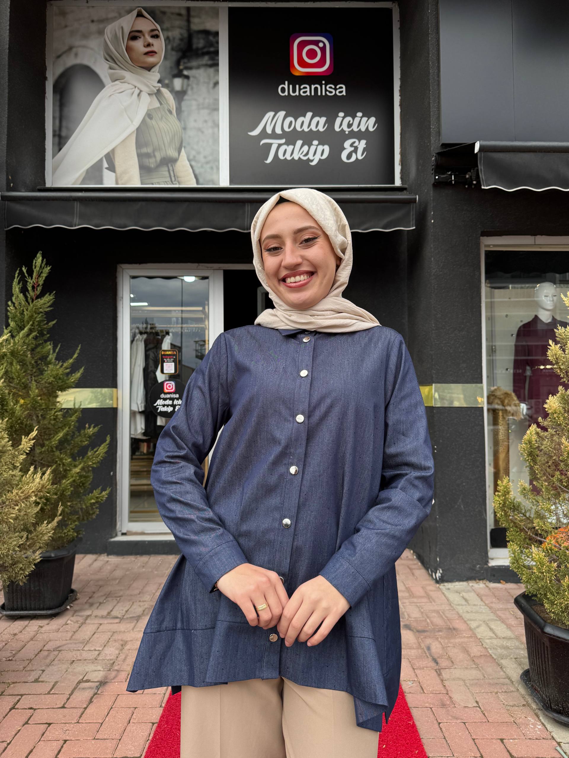 Nuss Gömlek NS-26K3007 - Denim