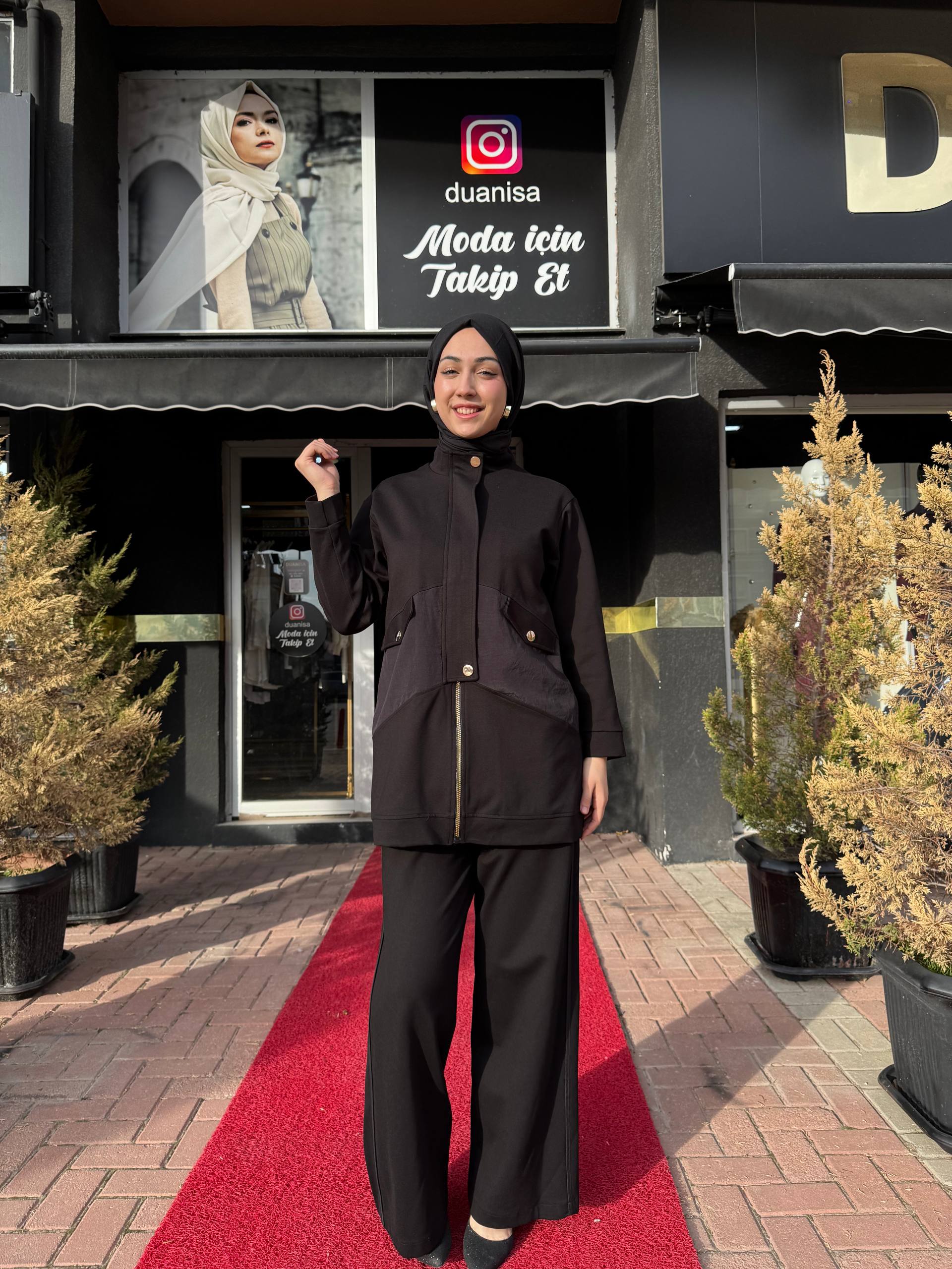 Ceremony Önden Fermuarlı Yarım Patlı Çelik Takım W-6921