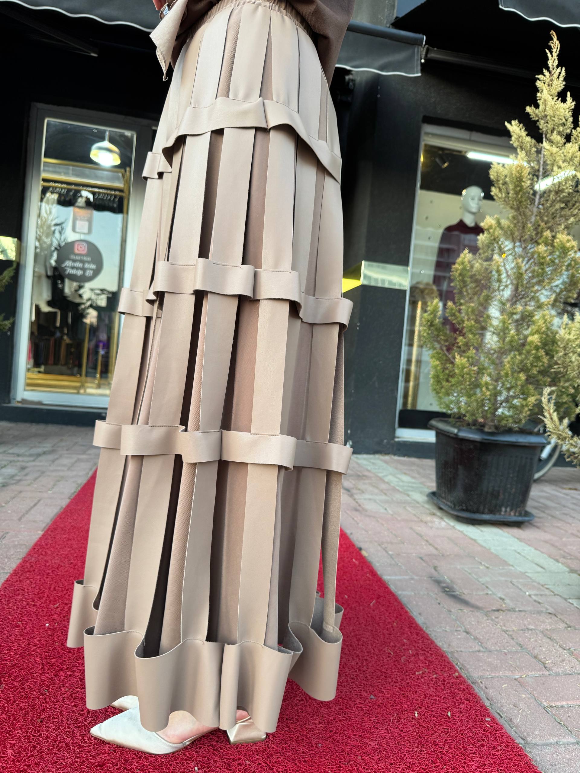 Ceremony Anjelik Kafes Etek W-6609