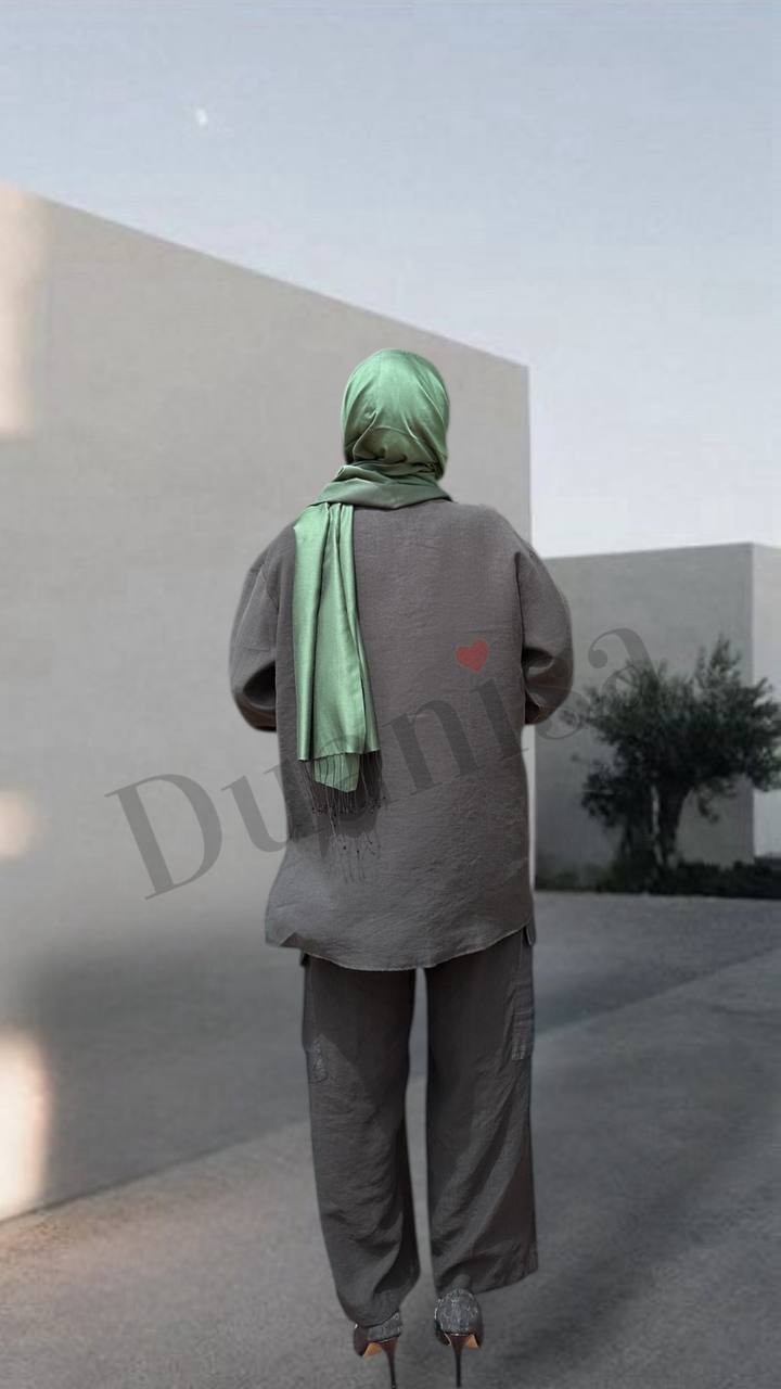Ceremony Yarım Pat Detaylı Cebi Dubai Garnili Takım S-5138