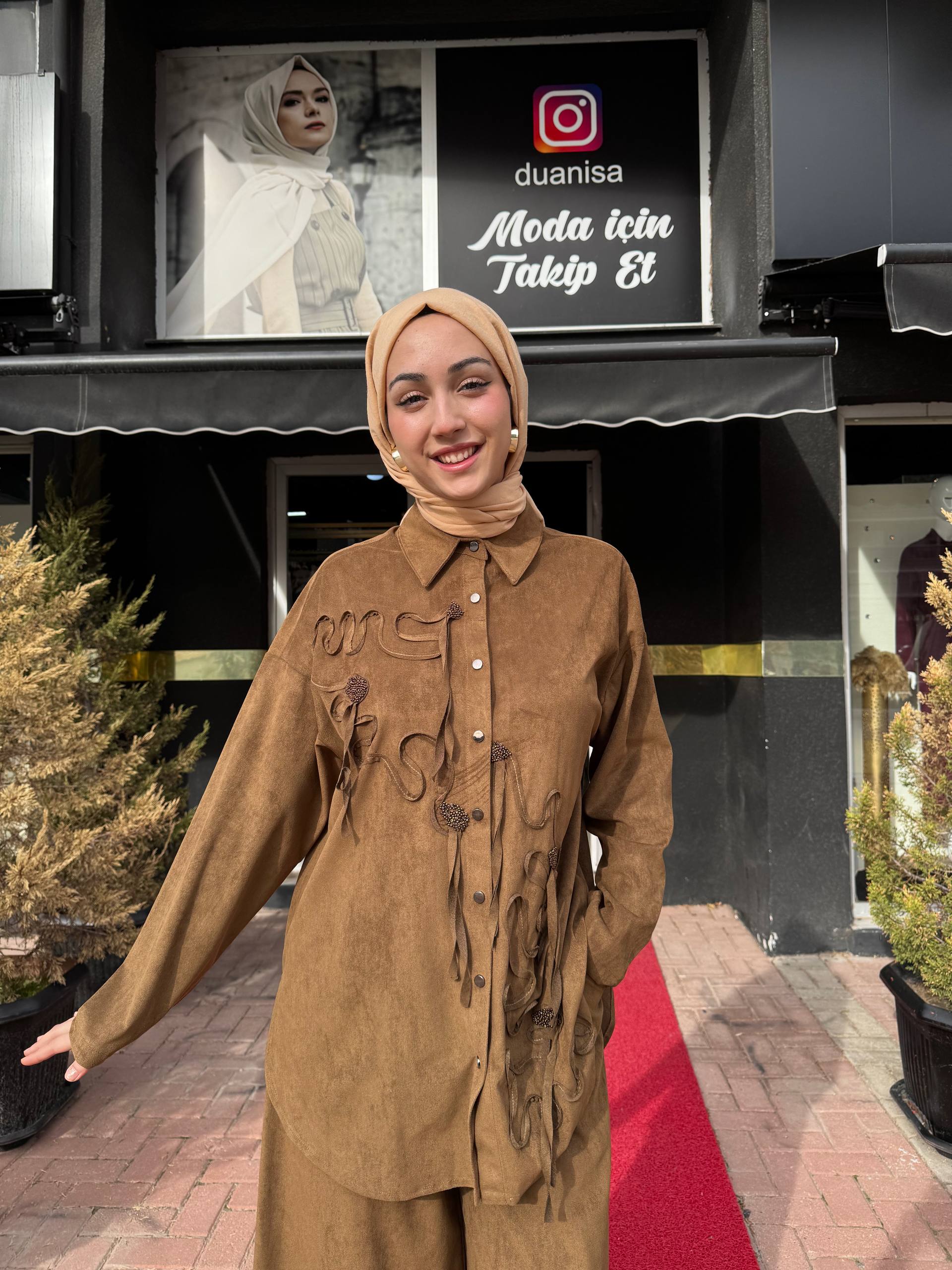 Ceremony Lase Nakışlı Pantolonlu Takım W-6957