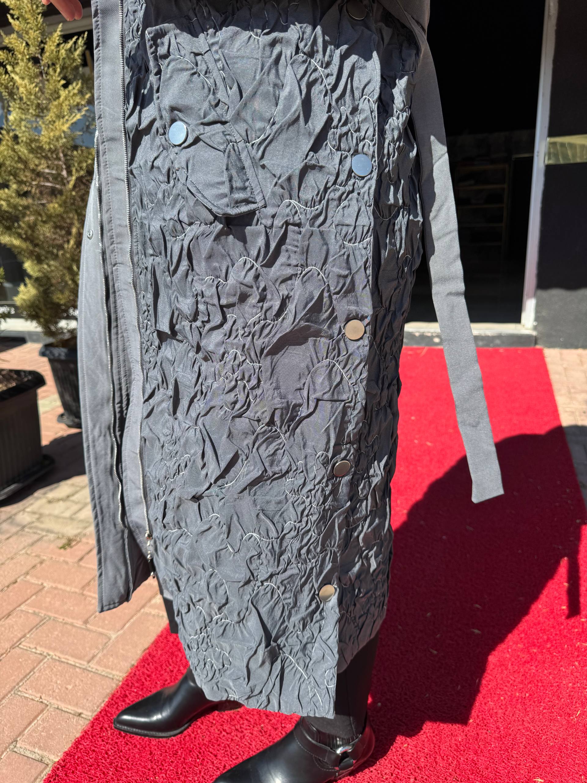 Ceremony Yanları Fermuar Detaylı Star Kap W-6806