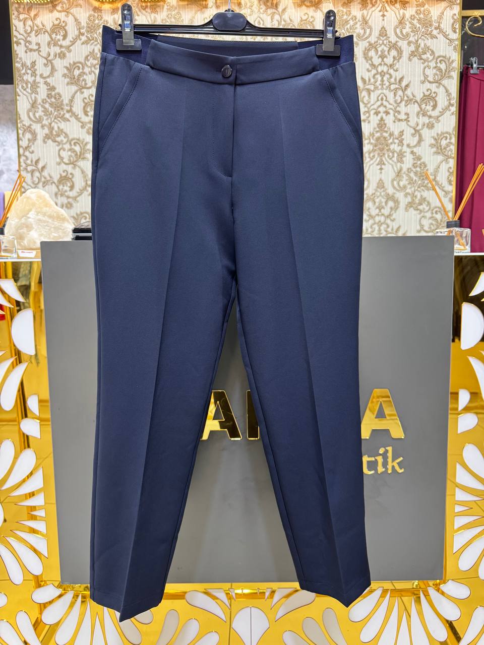 Sentez Narina Büyük Beden Pantolon SZ-5606 - Lacivert
