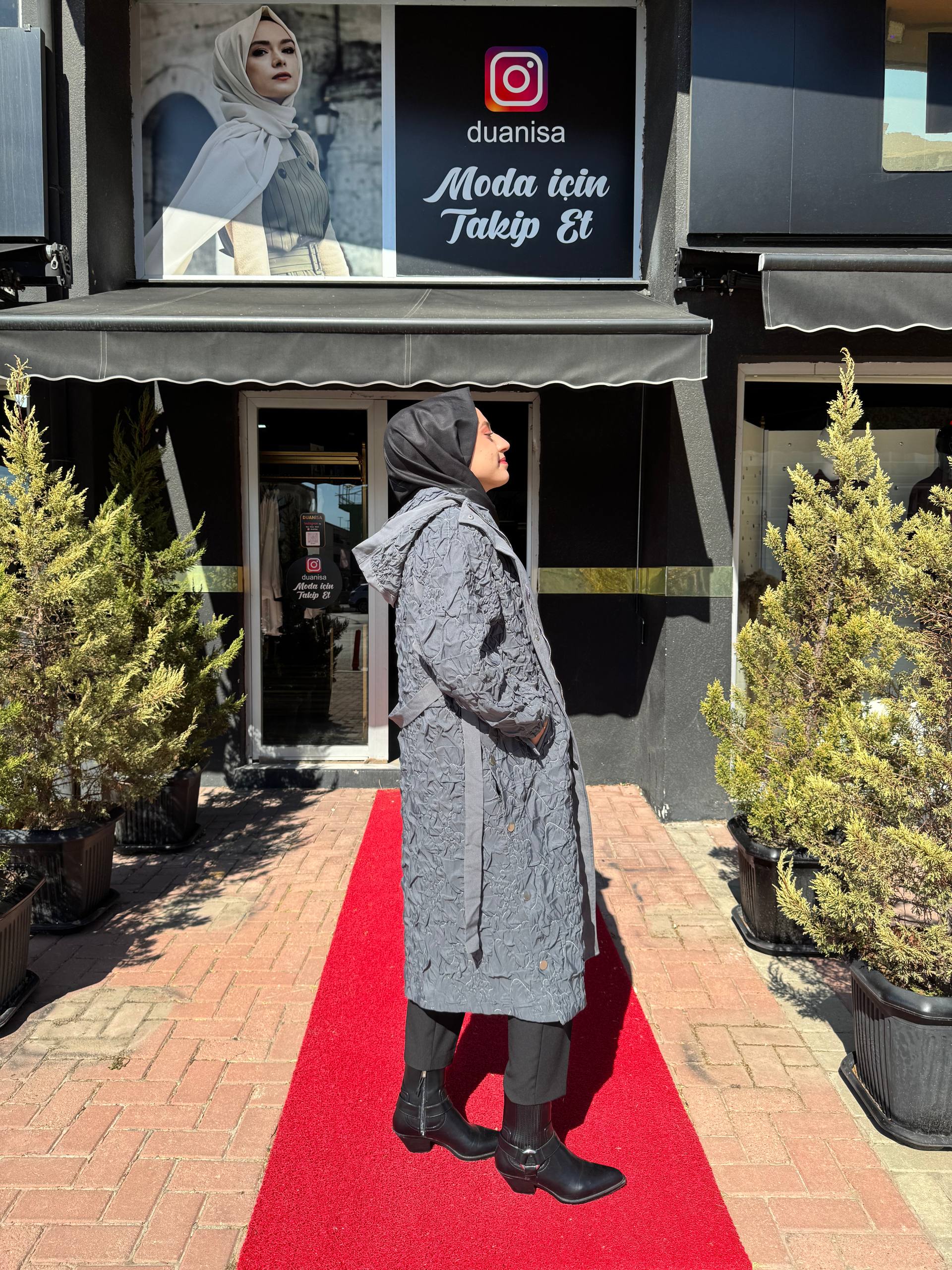 Ceremony Yanları Fermuar Detaylı Star Kap W-6806