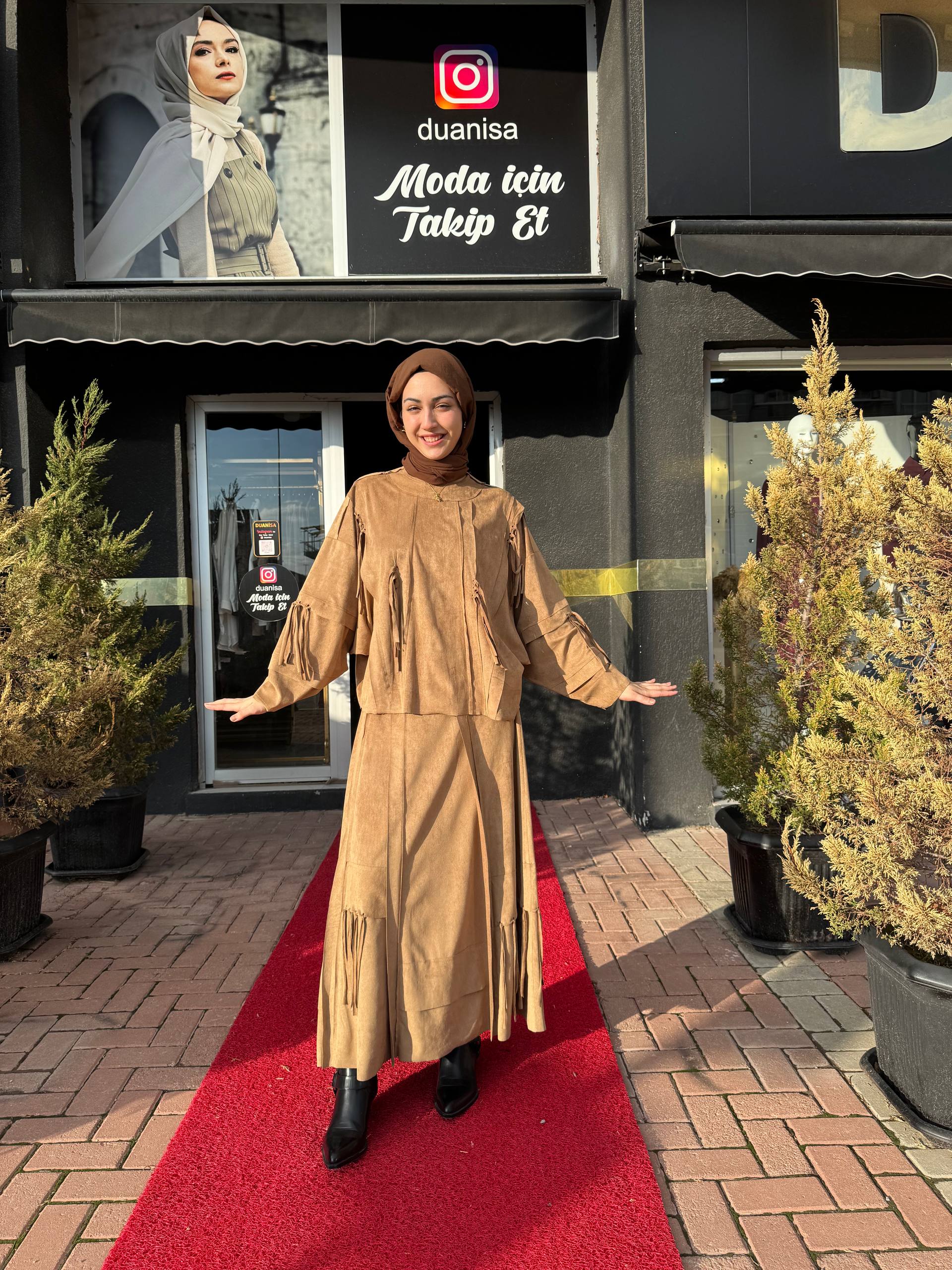 Ceremony Yarasa Kol Etekli Takım W-6956