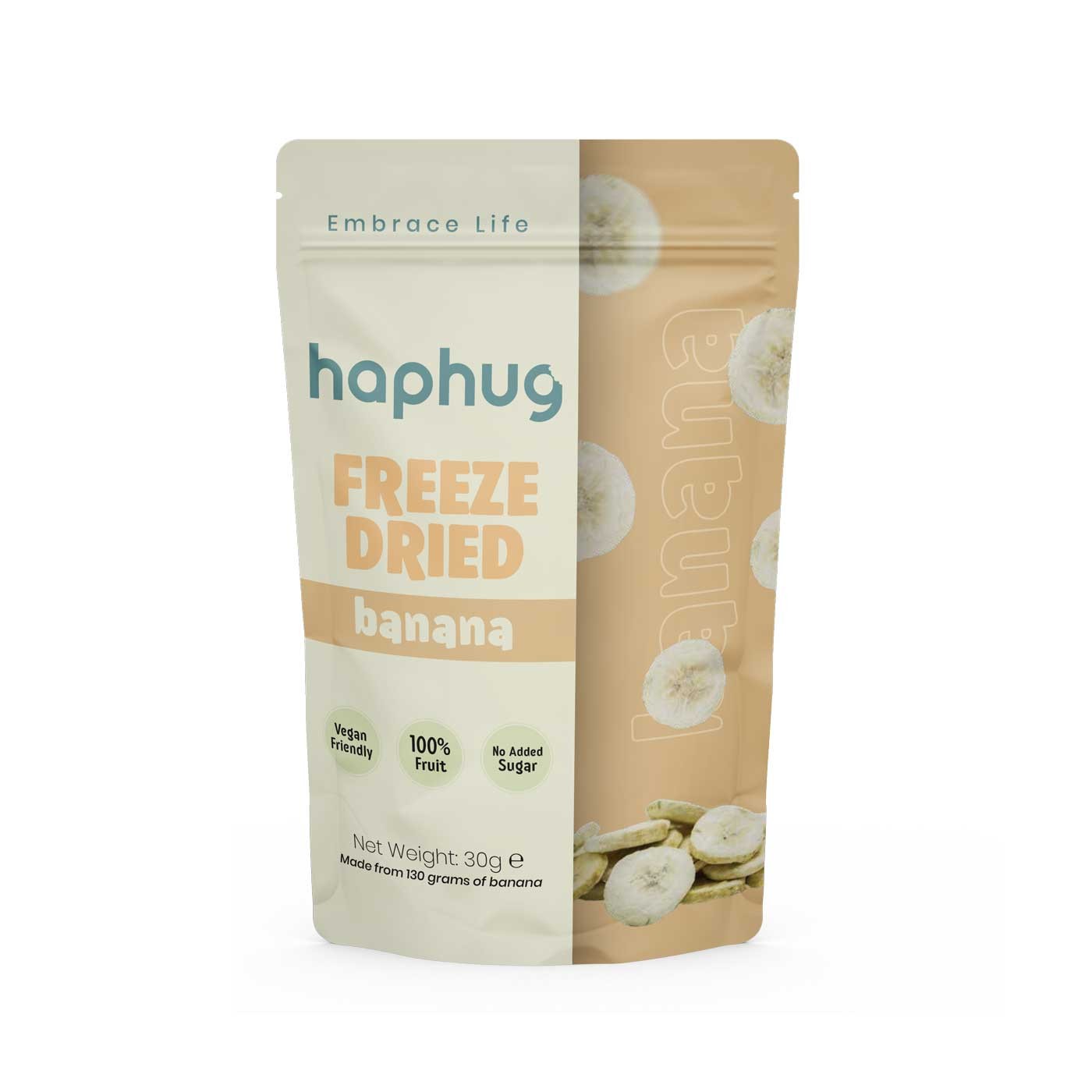 HapHug Freeze-Dried Banana - 30g