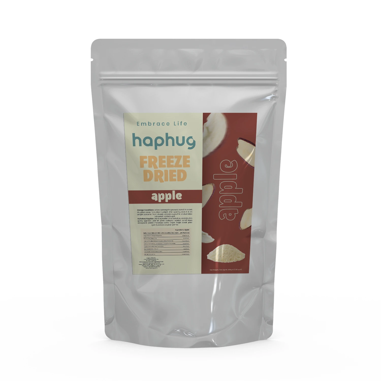 Freeze Dried Toz Elma - Toptan Paket