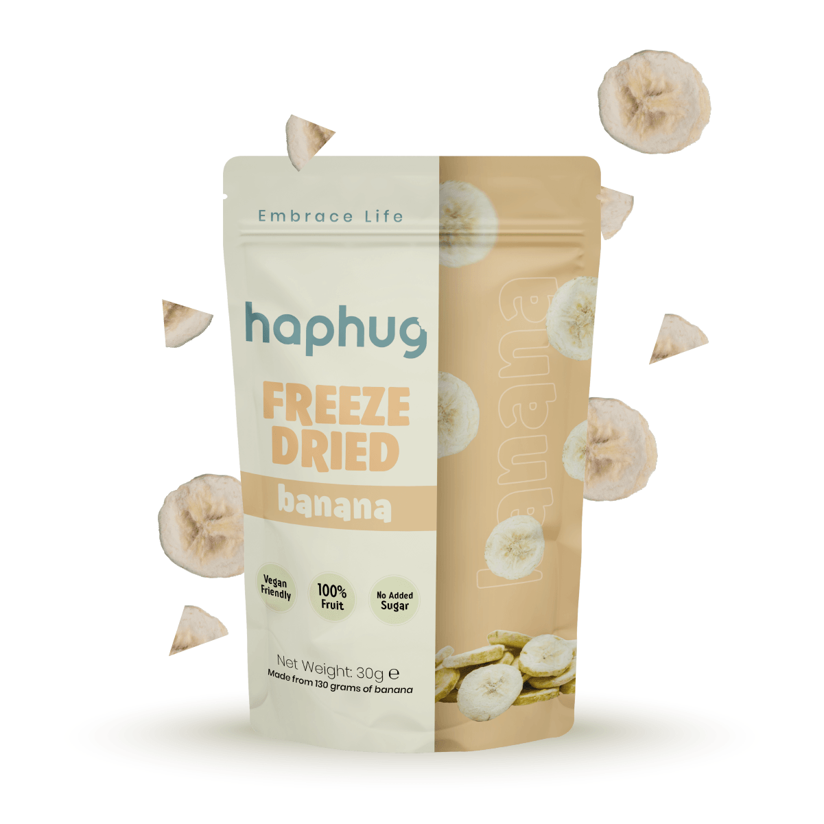 HapHug Freeze-Dried Banana - 30g