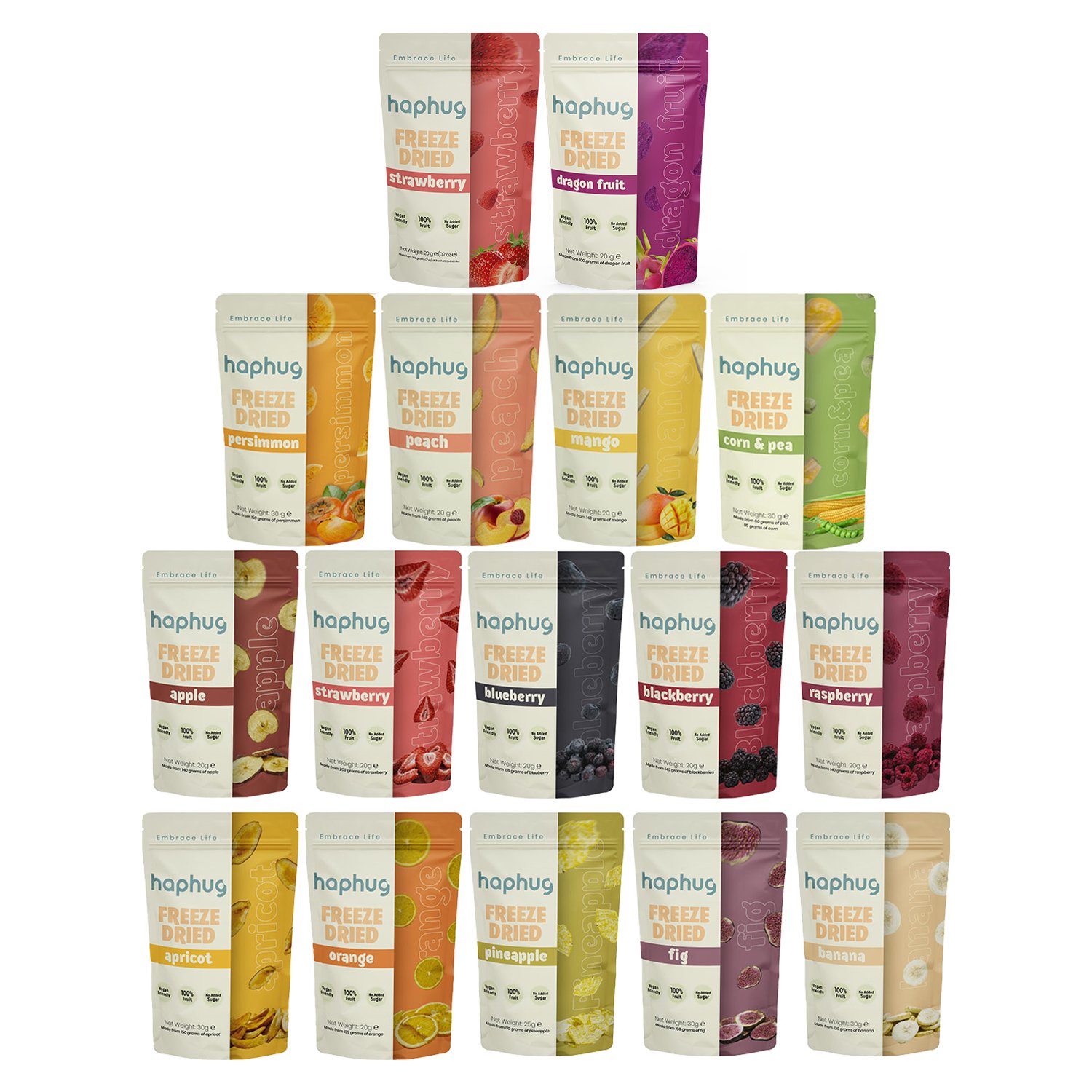 Freeze Dried Mega Paket - 16 Paket