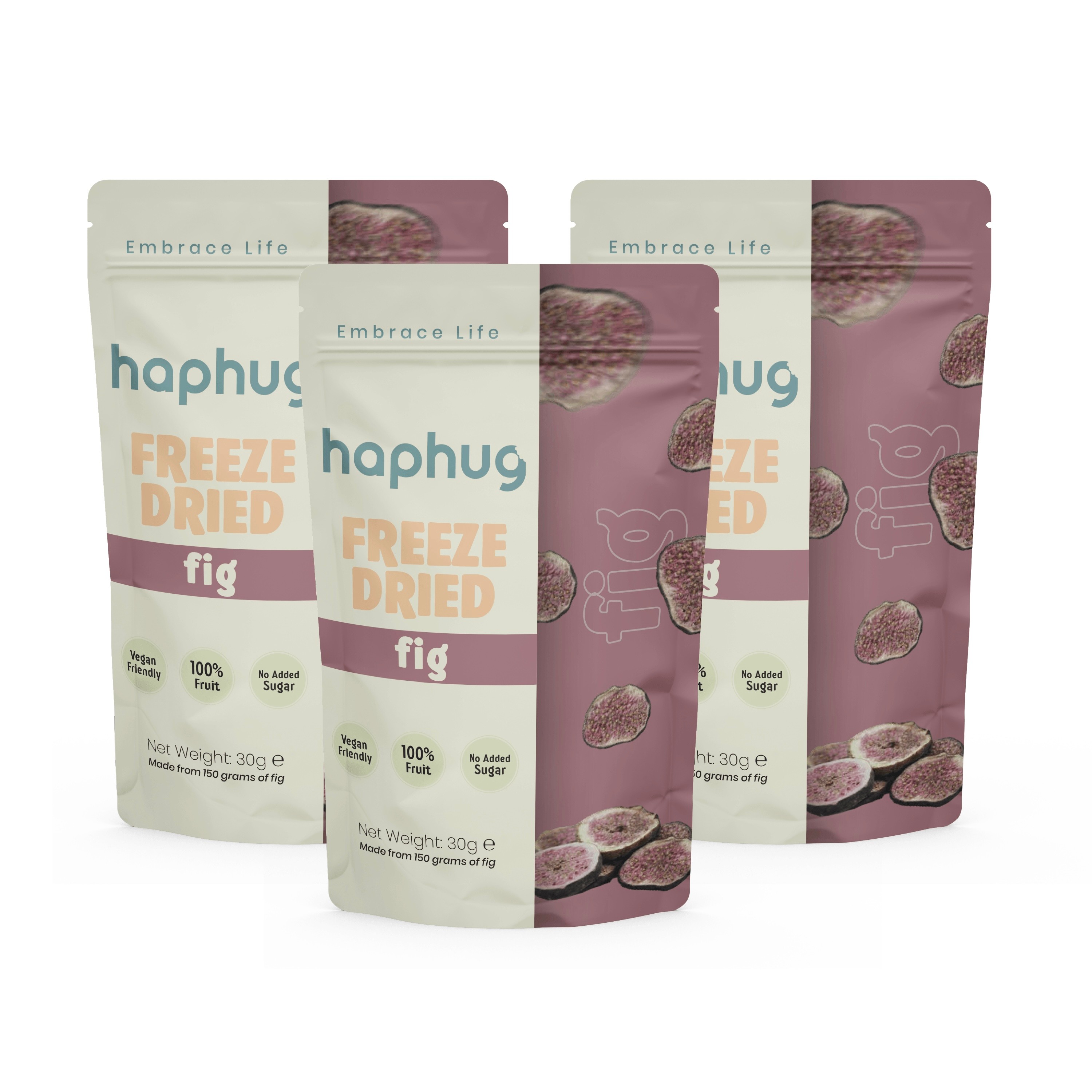HapHug Freeze-Dried Fig - Triple Pack