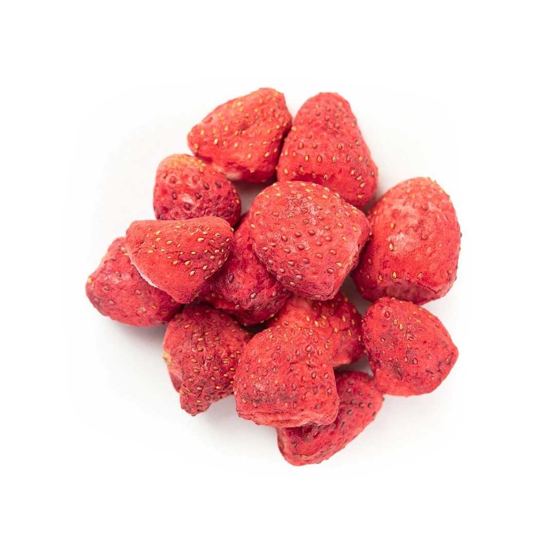 3'lü Paket Freeze Dried Bütün Çilek - Dondurularak Kurutulmuş Bütün Çilek 20g x 3