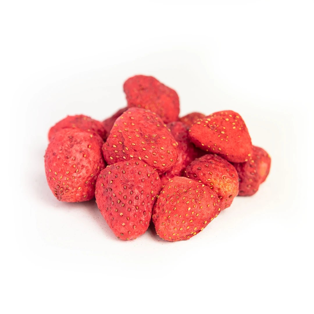 10'lu Paket Freeze Dried Bütün Çilek - Dondurularak Kurutulmuş Bütün Çilek 20g x 10