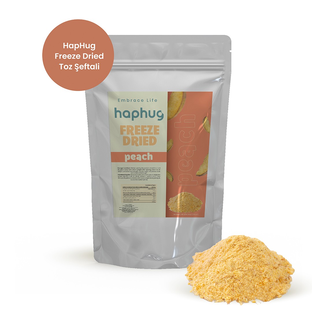 Freeze Dried Toz Şeftali - Toptan Paket